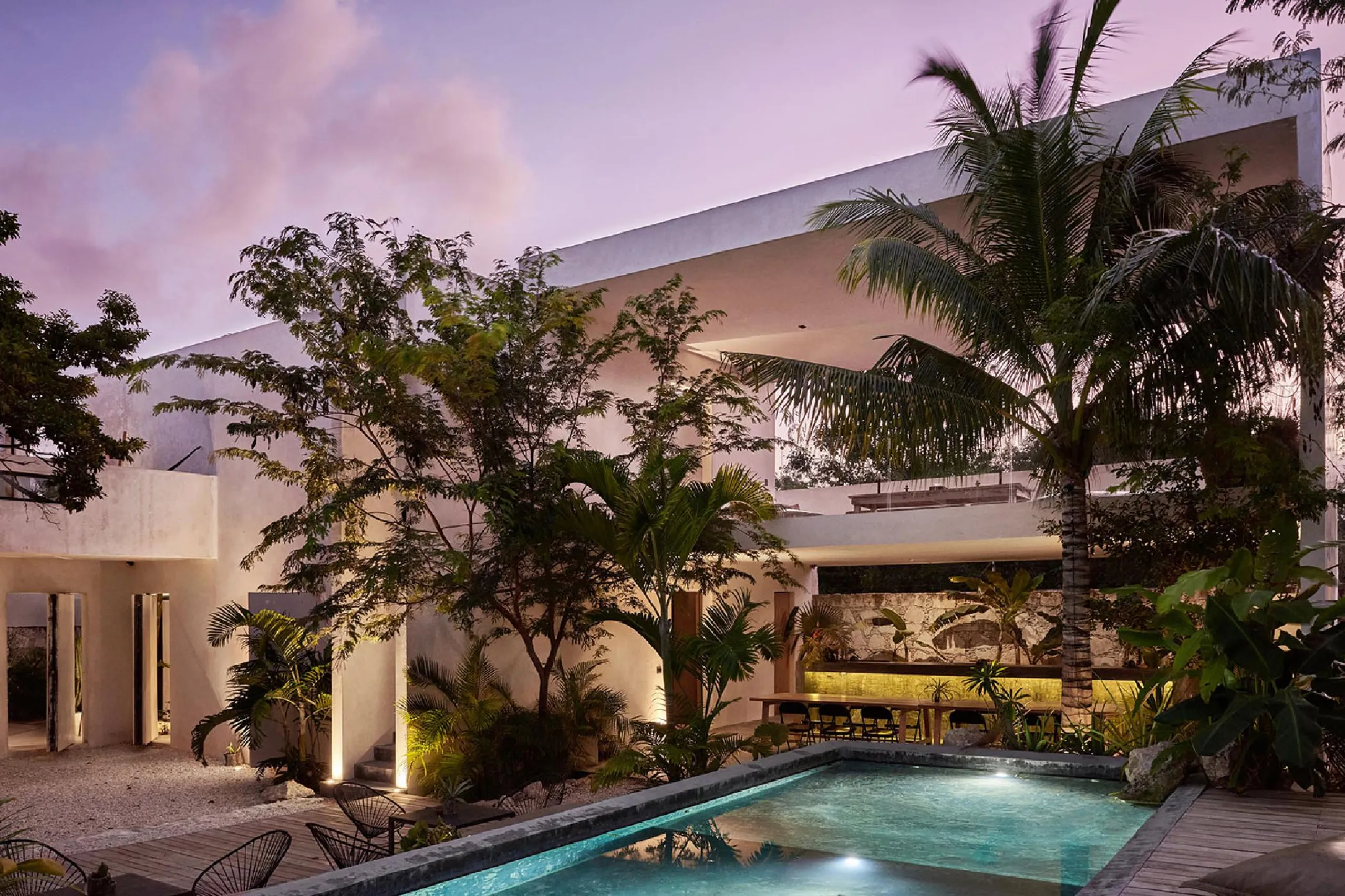 Refined Ultra-Eco Architectural Tulum Estate with Zero Edge Pool — photograph 4