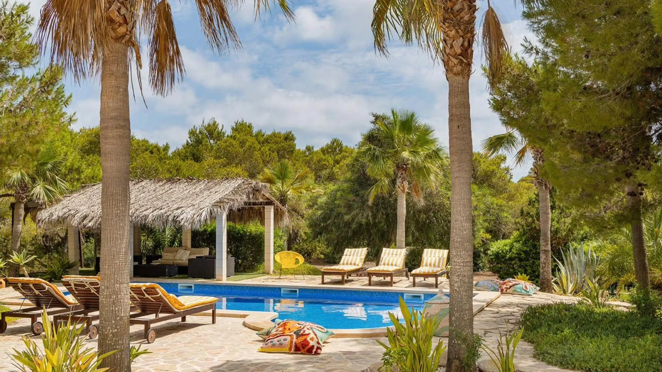 Sun-Kissed Formentera Villa with Private Pool, Palm Gardens & Beach Access — photograph 3