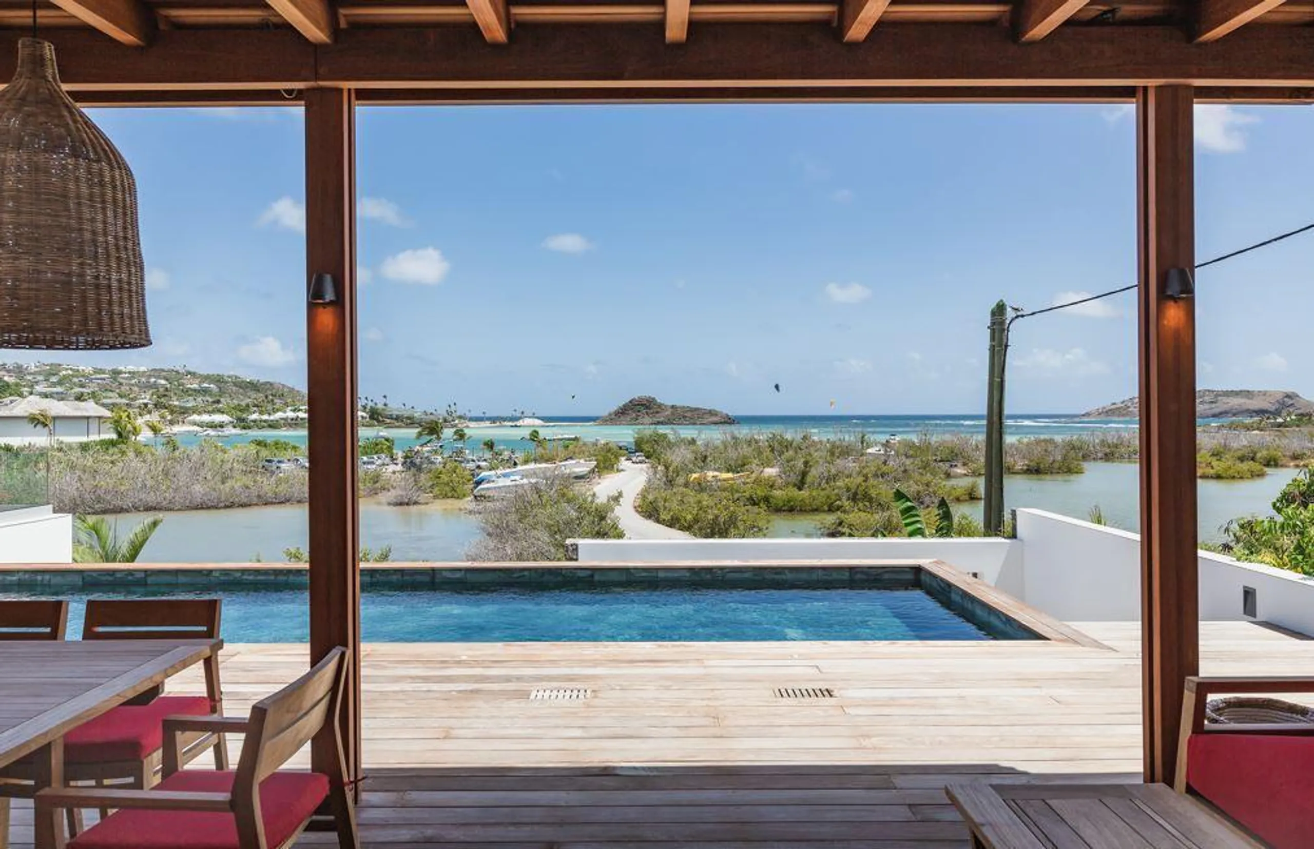 Sleek and Minimalist Inspired Villa with Heated Pool in Grand-Cul-de-Sac's Idyllic Paradise — photograph 9