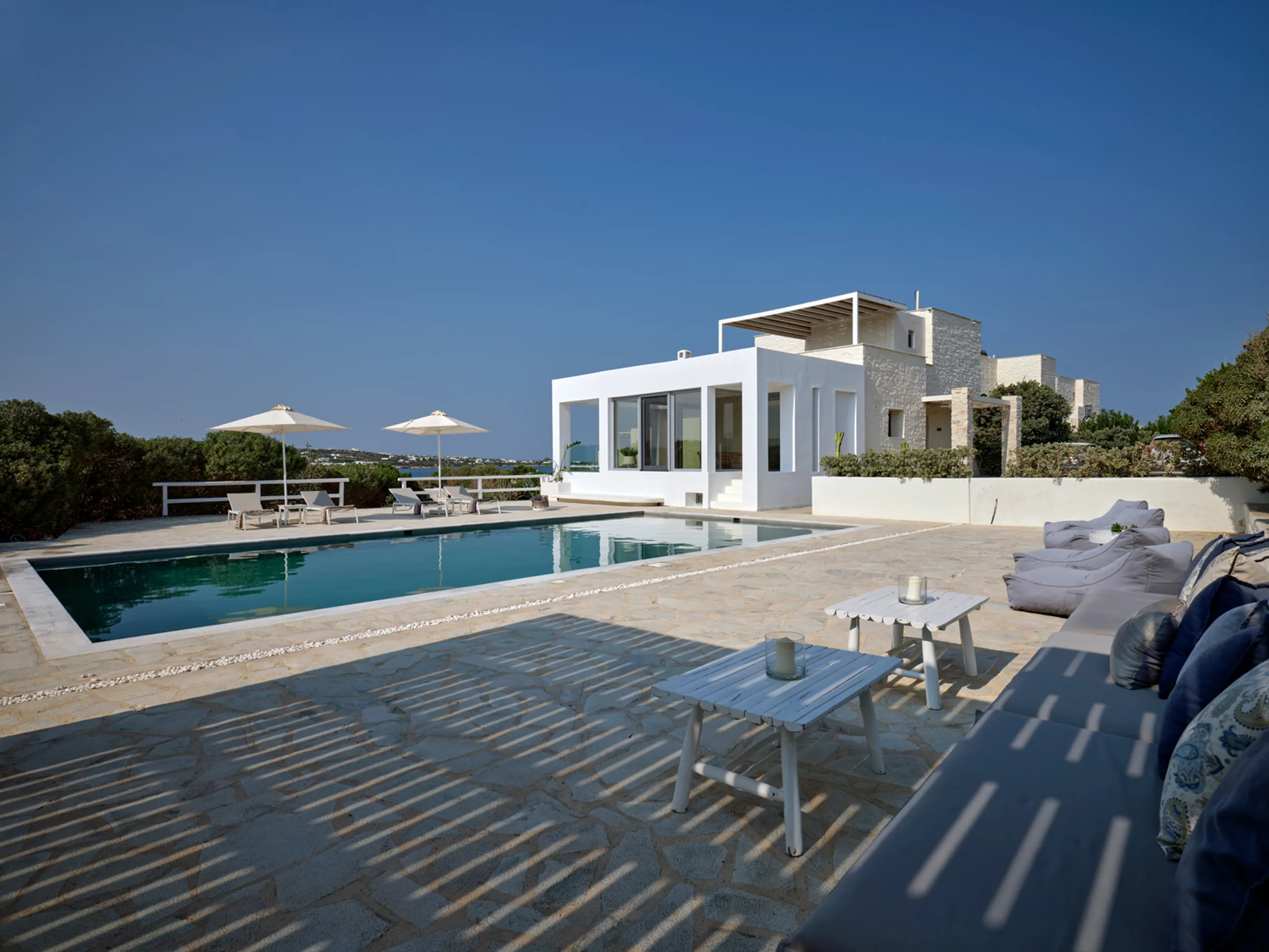 Deluxe Three-Level Villa with Private Pool, Terrace and Overlooking Sea Views, Paros