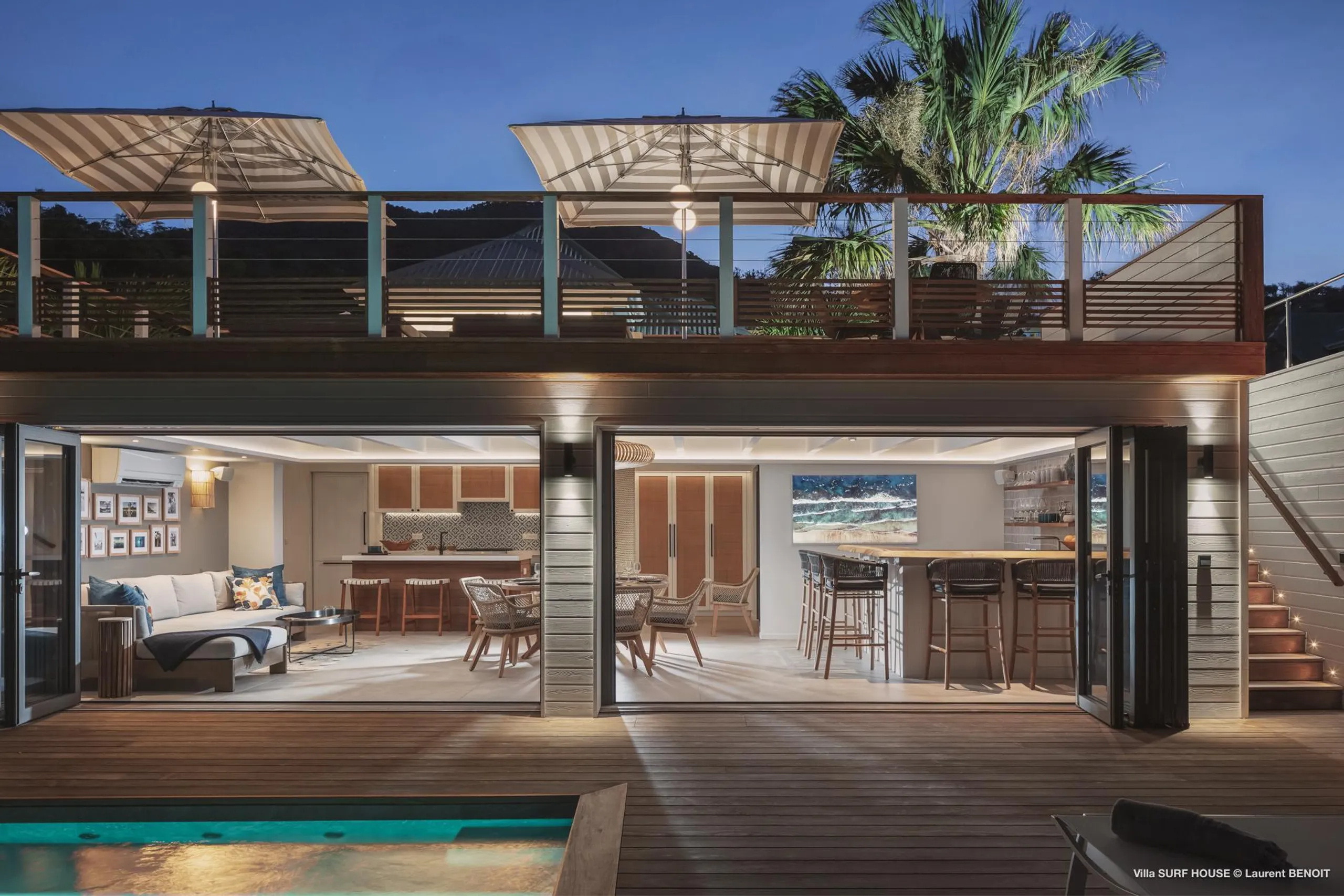 Lush and Luxurious Oceanside Villa in Toiny with Infinity Pool and Ocean Views — photograph 5