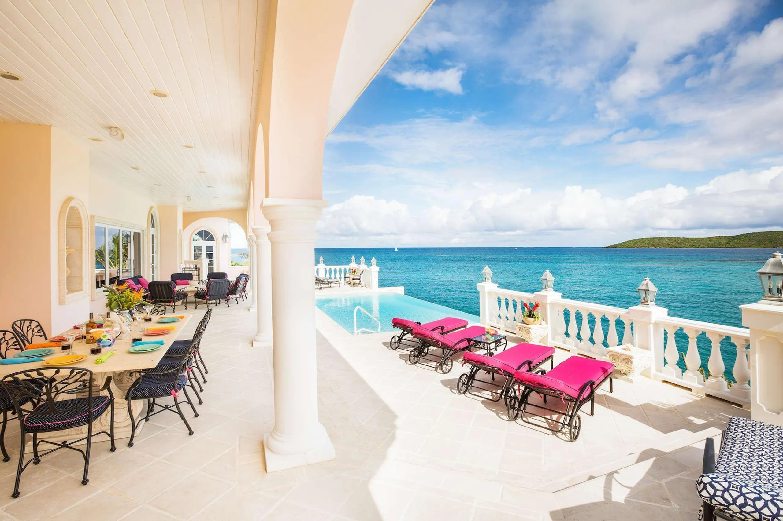 St. Croix Relaxing Villa with Awe-inspiring Views of the Caribbean Sea and Buck Island, Estate Solitude