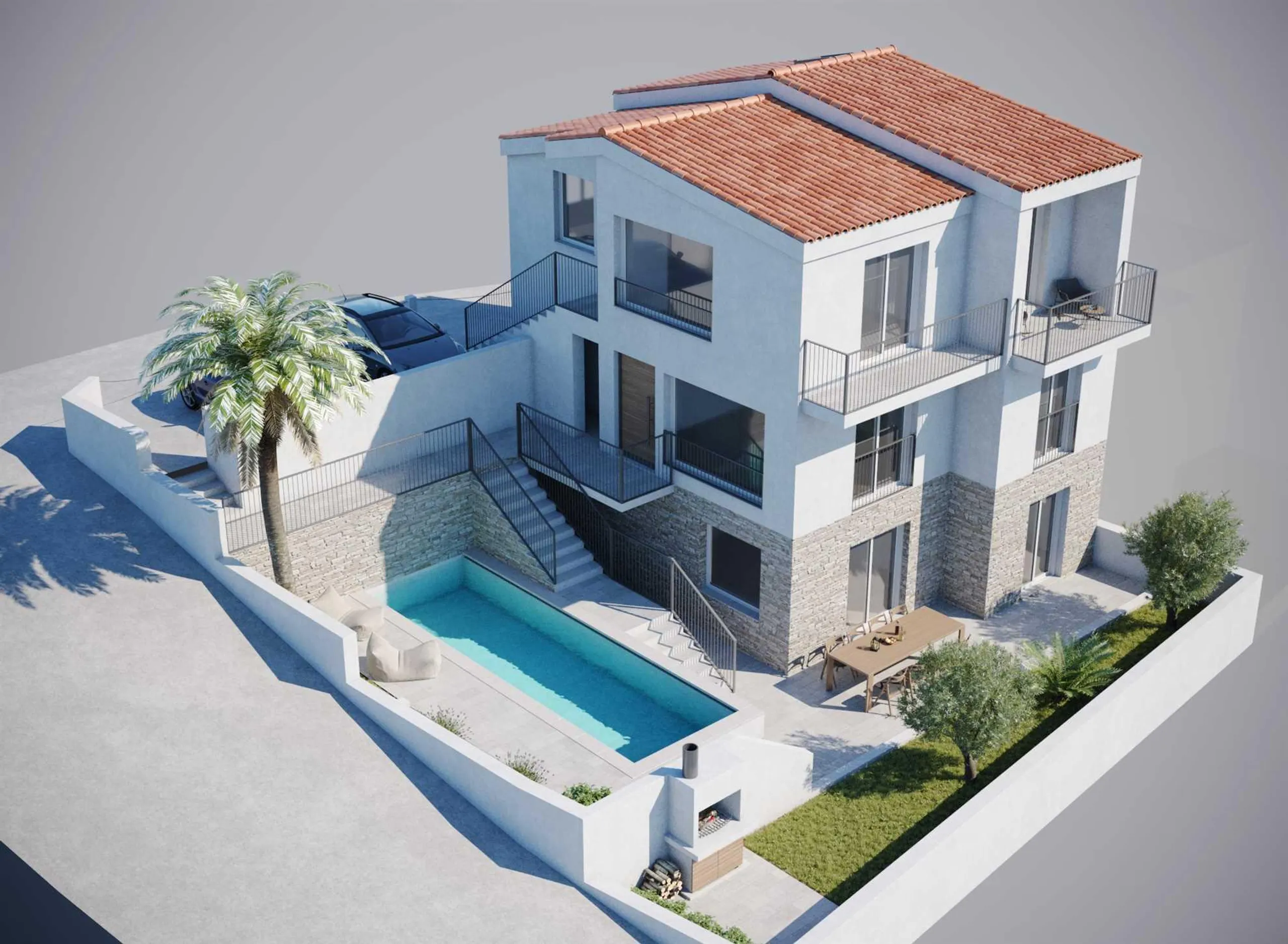 Plush Seaside Villa with Heated Pool — photograph 5