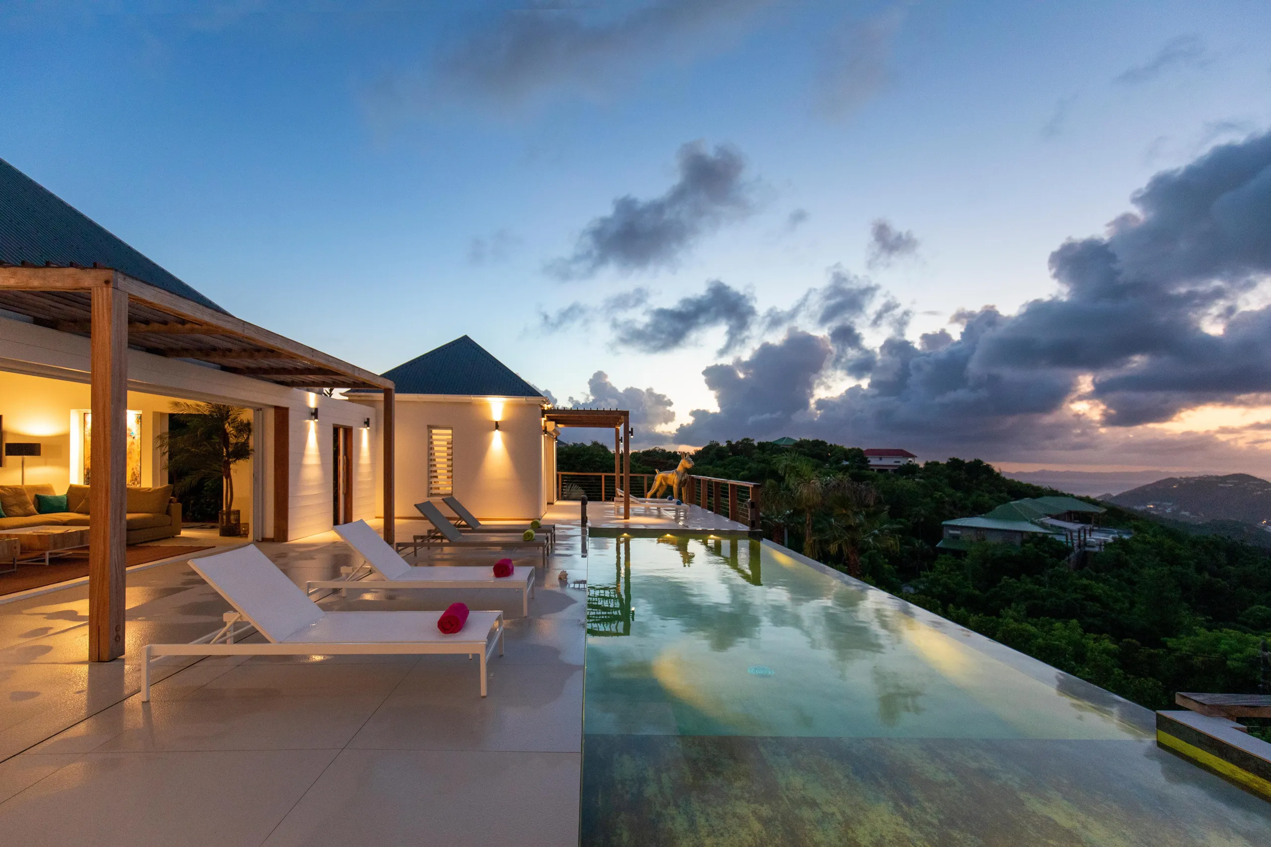 Lavish Seaview Villa with Infinity Pool and Fitness Room — photograph 3