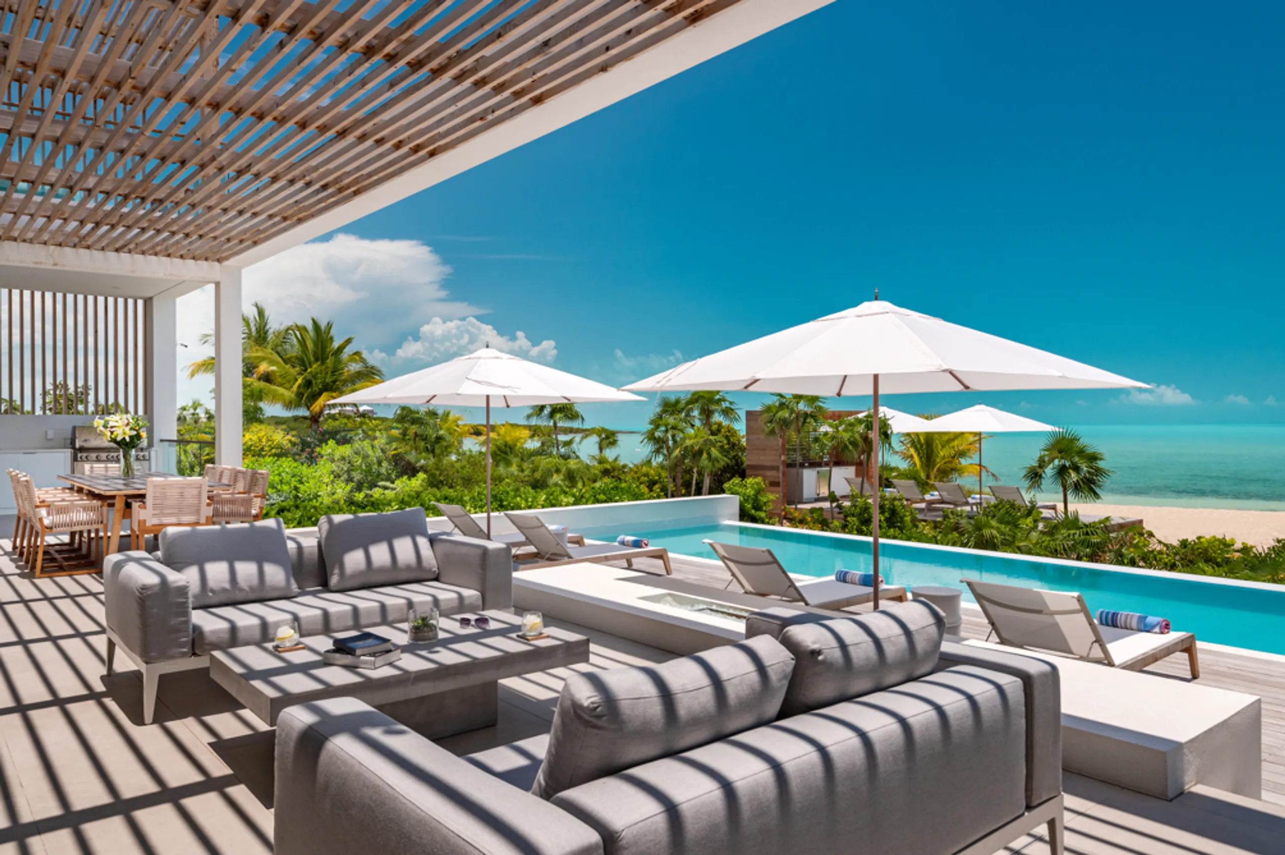 Stunning Contemporary Design Long Bay Villa with Infinity Pool and Views — photograph 4