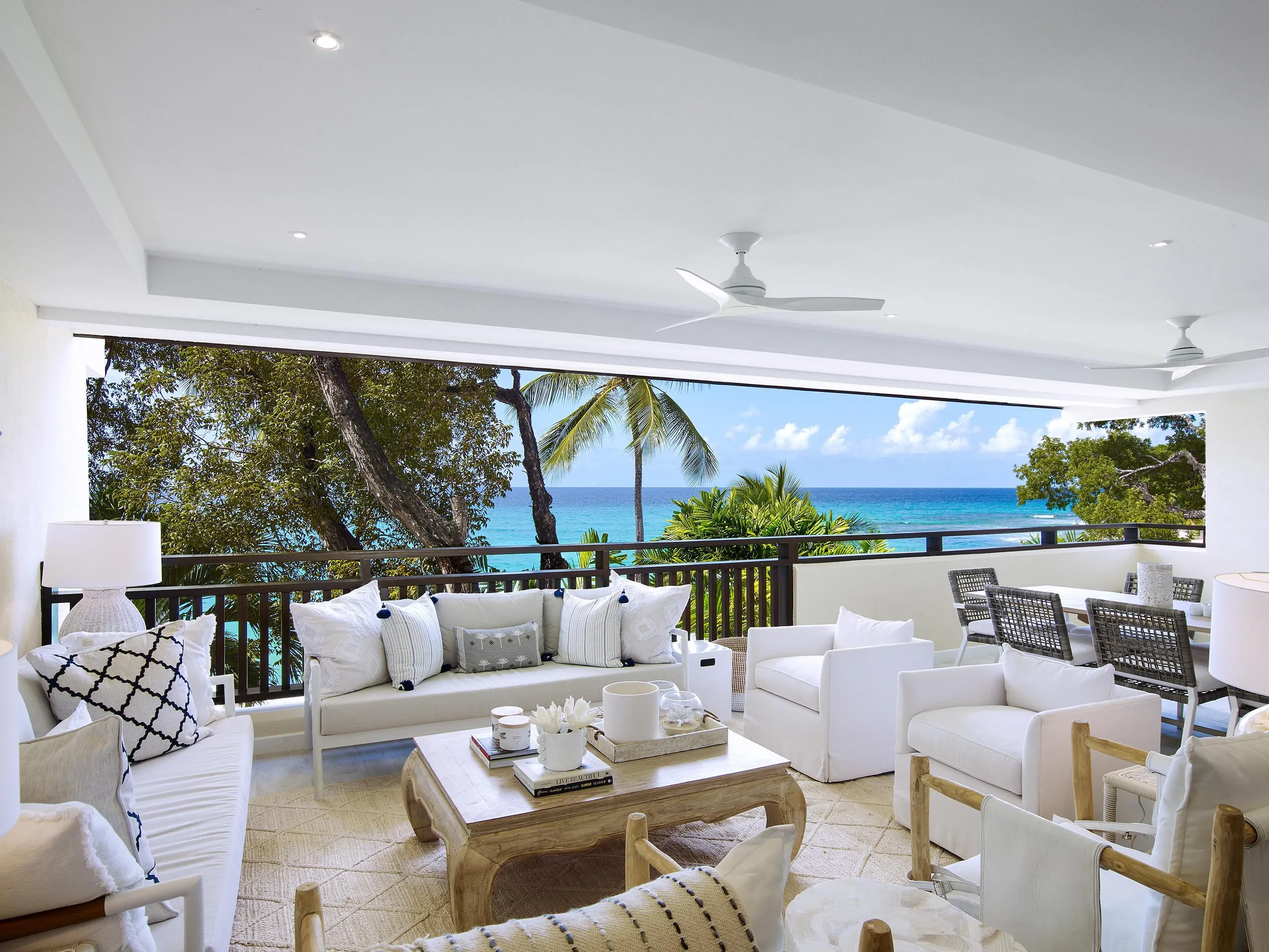Barbados Sophisticated Beachfront Villa with Classic Caribbean Views, St. James
