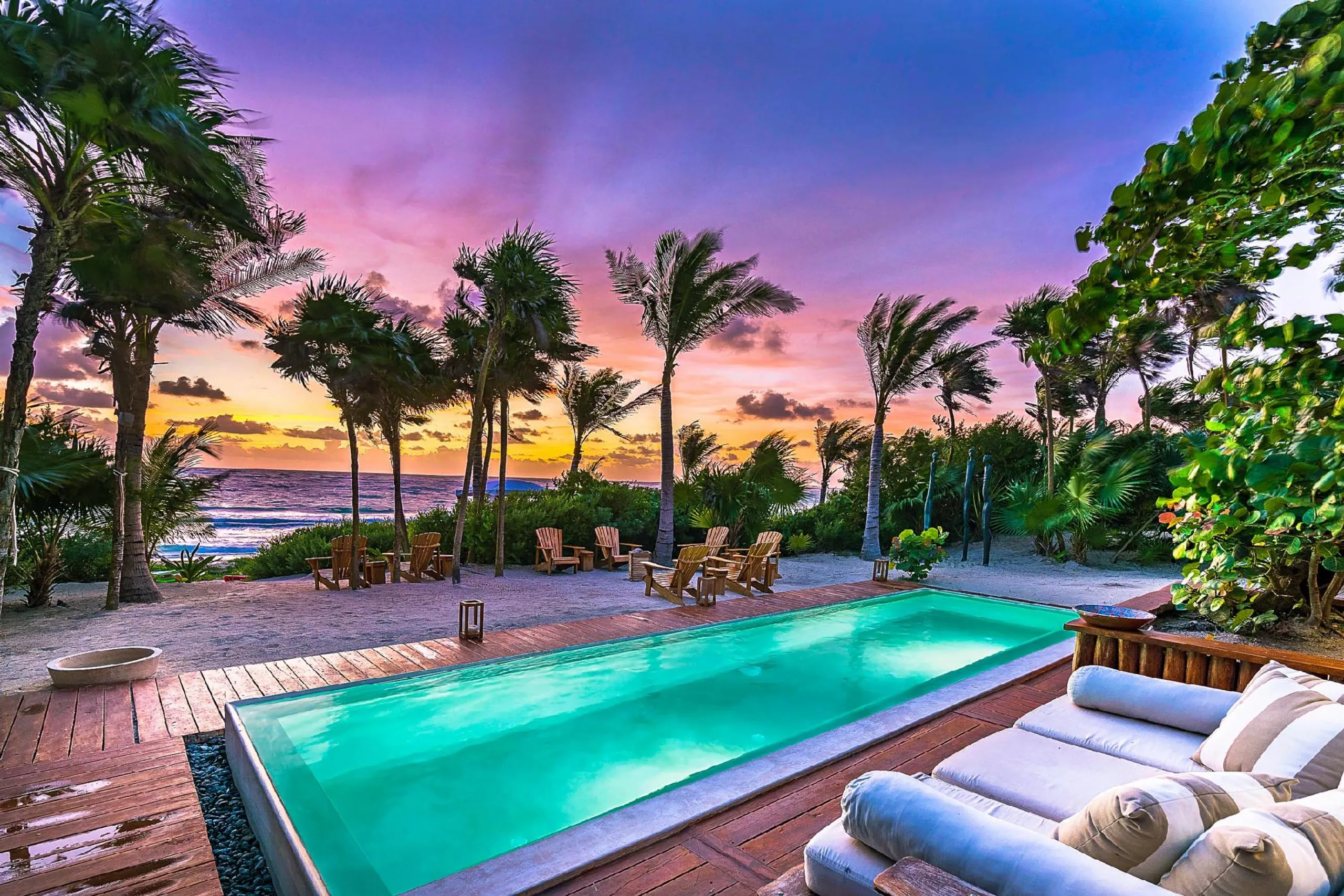 Private Oceanfront Sian Kaan Luxury Retreat with Plunge Pool and Ocean Views, Sian Kaan