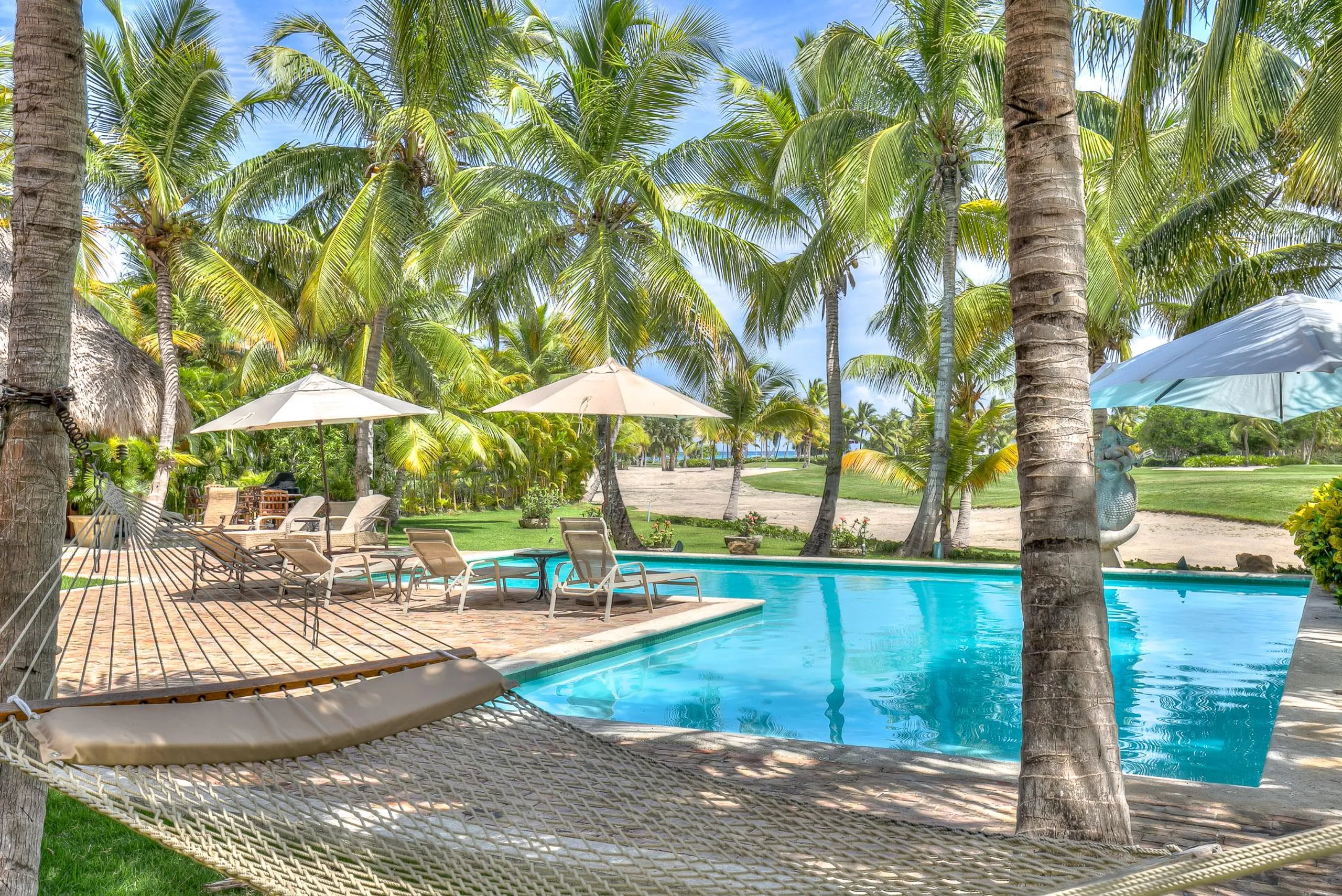 Opulent Six-Bedroom Villa with Pool, Jacuzzi, Gazebo and Golf Views, Punta Cana