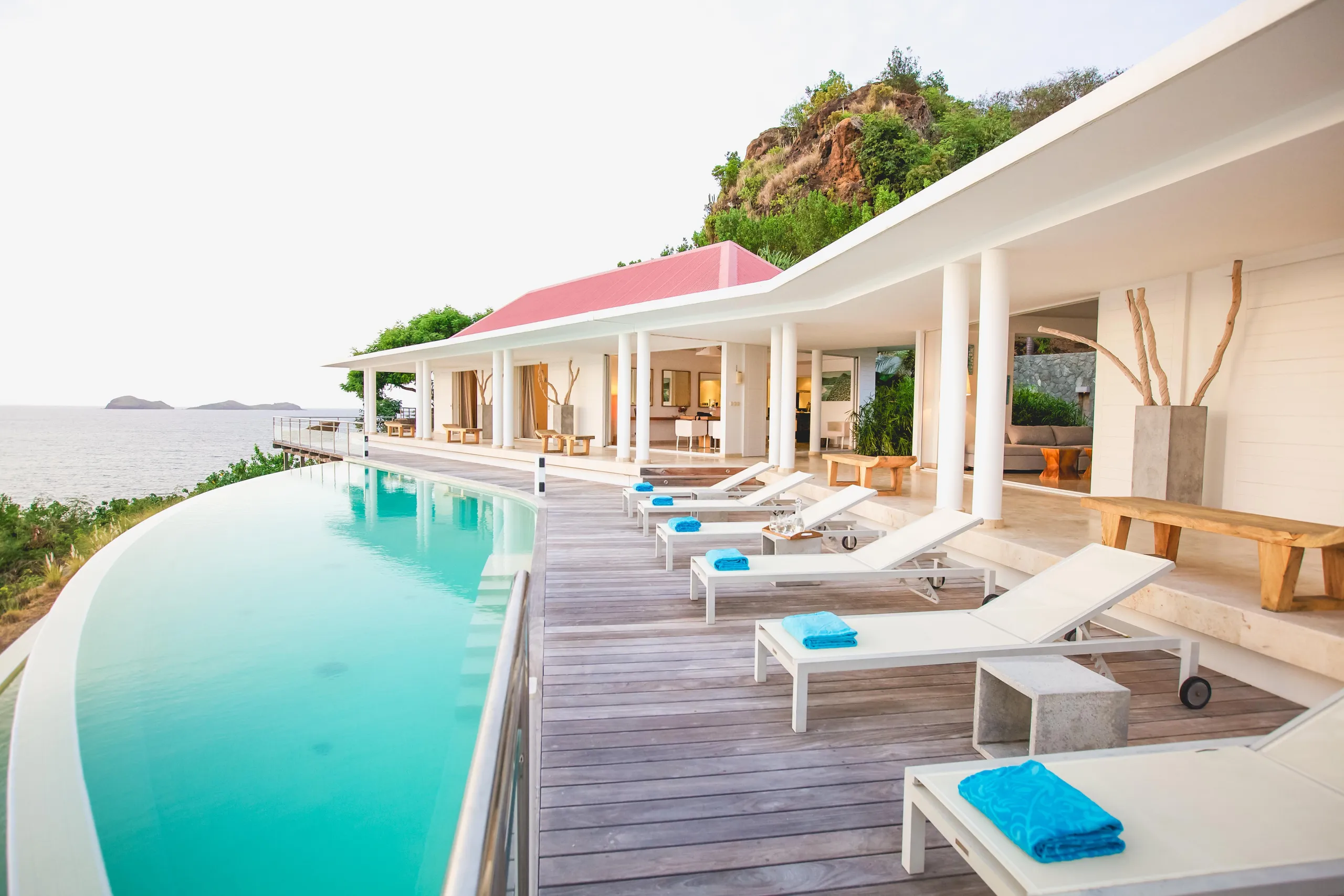 St Jean Bay Modern Luxe Estate with Infinity Pool with Reef Point Ocean Views — photograph 7