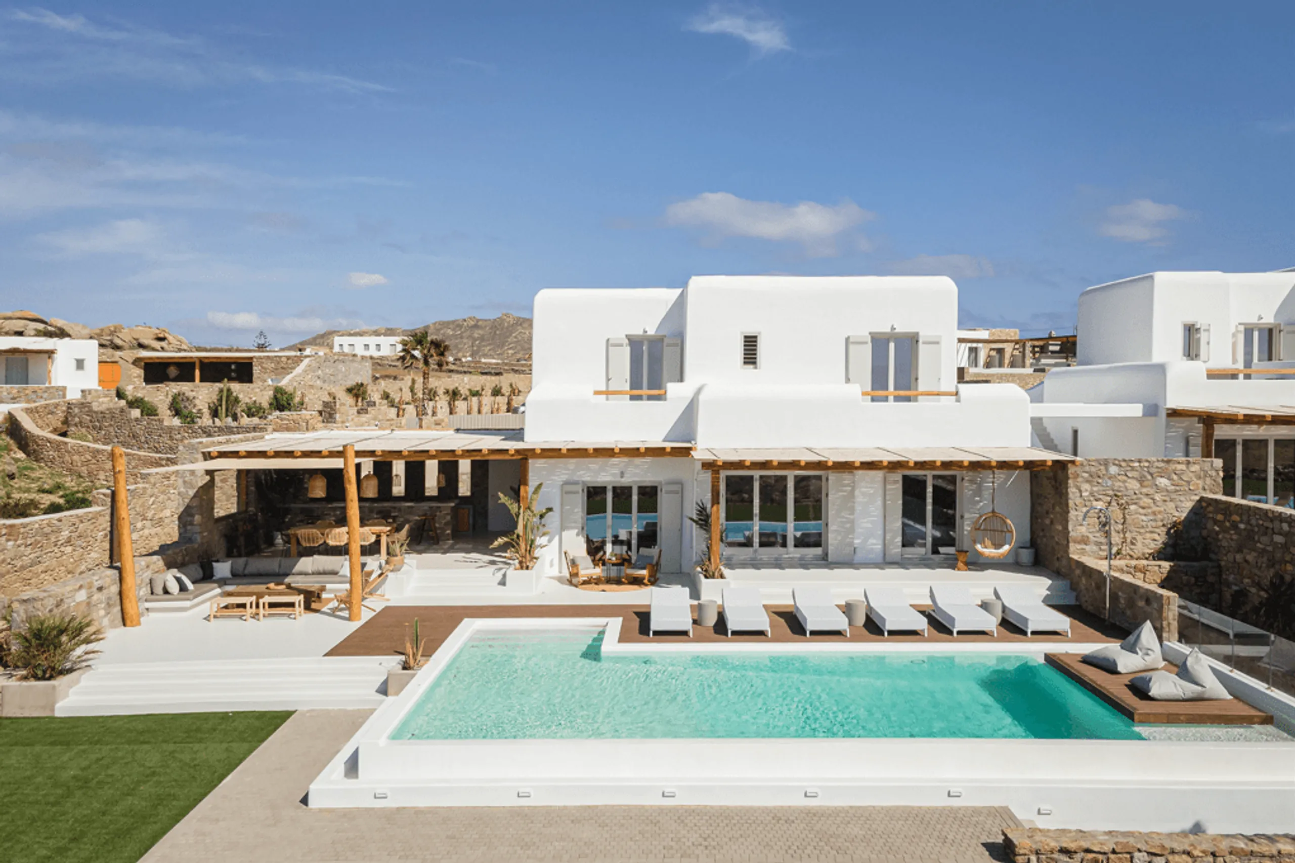 Retreat to Your Lavish Bedroom with Panoramic Windows and Unforgettable Natural Surroundings, Mykonos
