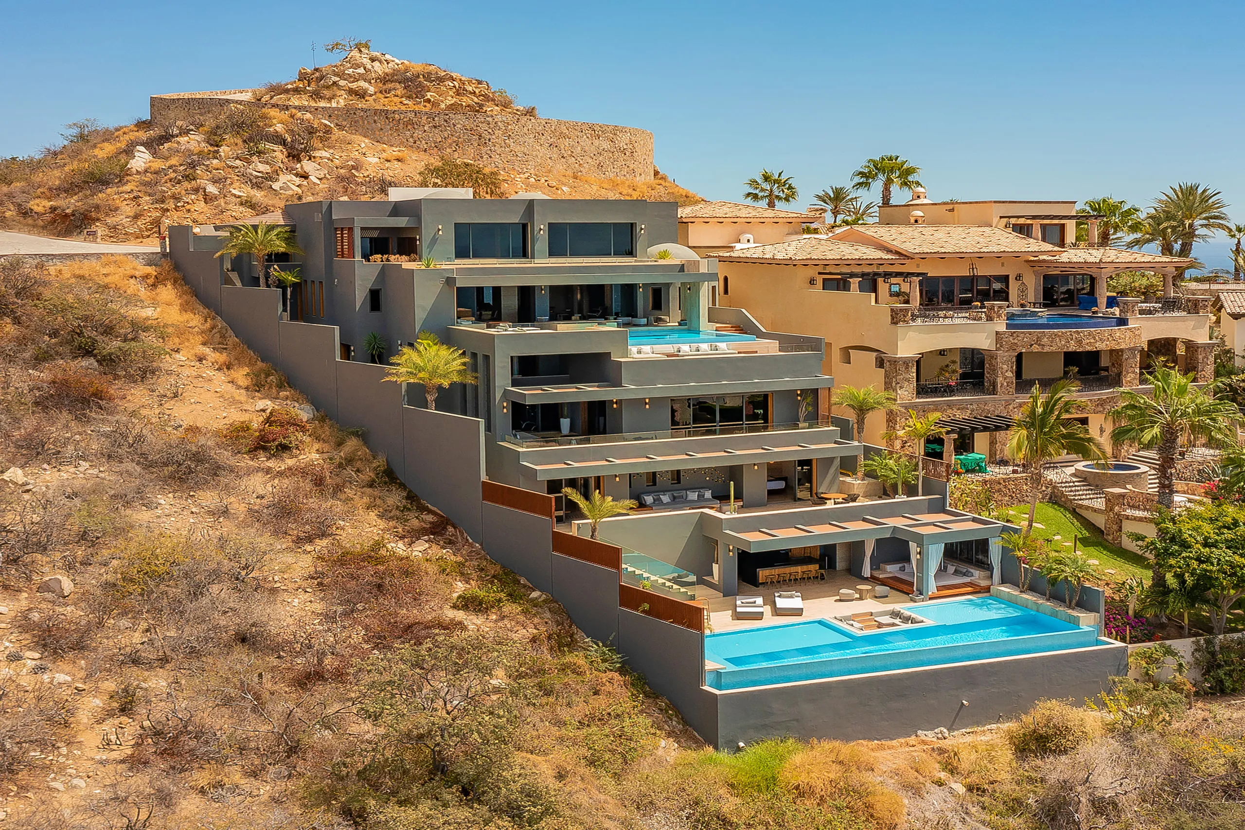 Modern Architectural Estate with Jaw-dropping Sunsets in Prestigious Pedregal, Pedregal