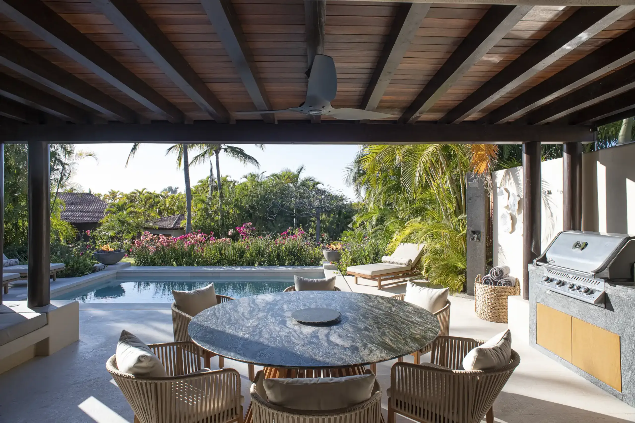 Exquisite Punta Mita 3-Bedroom Luxury Villa with Private Pool, Jacuzzi, Fire Pit & Tropical Gardens — photograph 9