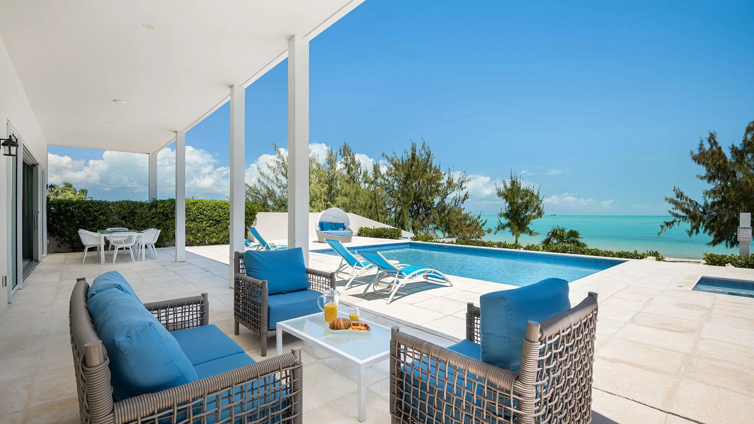 Contemporary Long Bay Beach Villa with Private Pool and Ocean Views, Long Beach