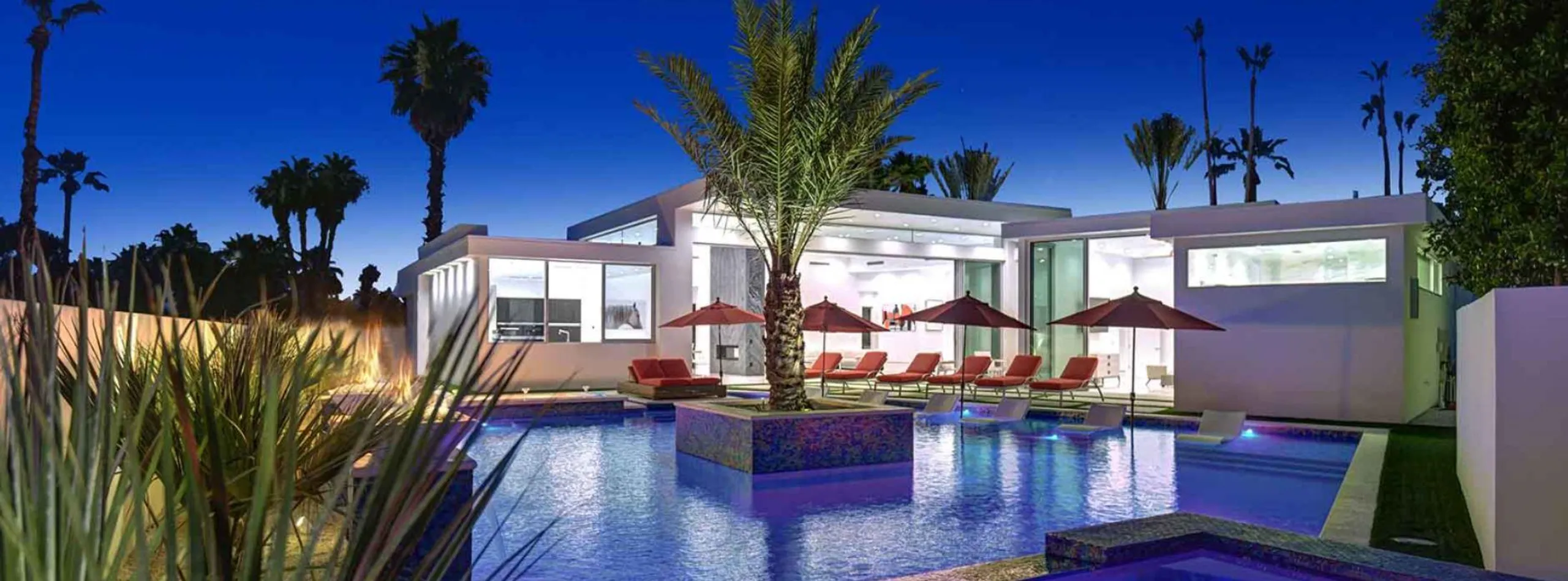 Palm Springs Designer Home: 1,800 Sq. Ft. Pool, 5 Master Suites & Mountain Views, Coachella