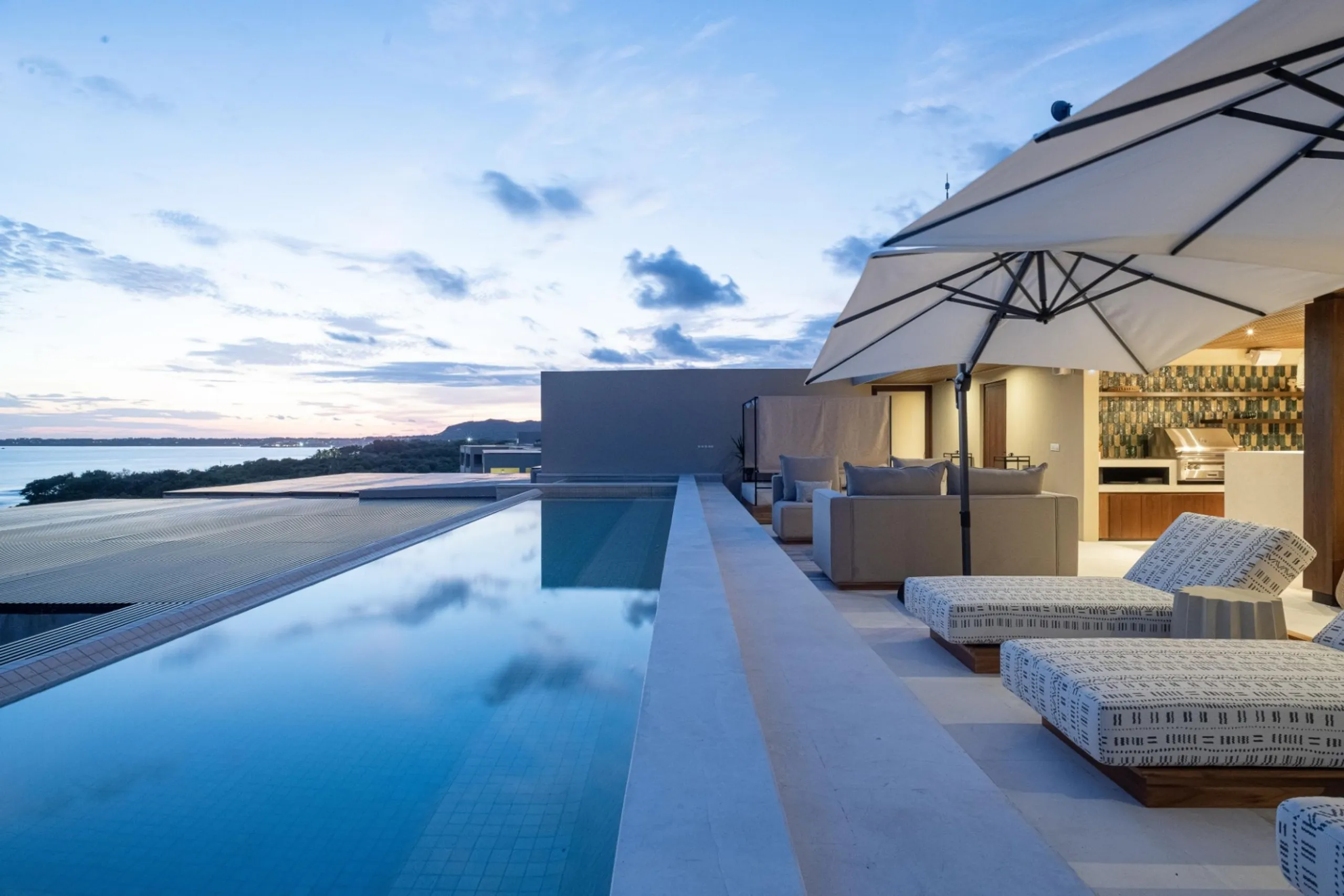 Tranquil Punta de Mita Oceanview Penthouse with Dual Infinity Pools & Rooftop Oasis — photograph 2