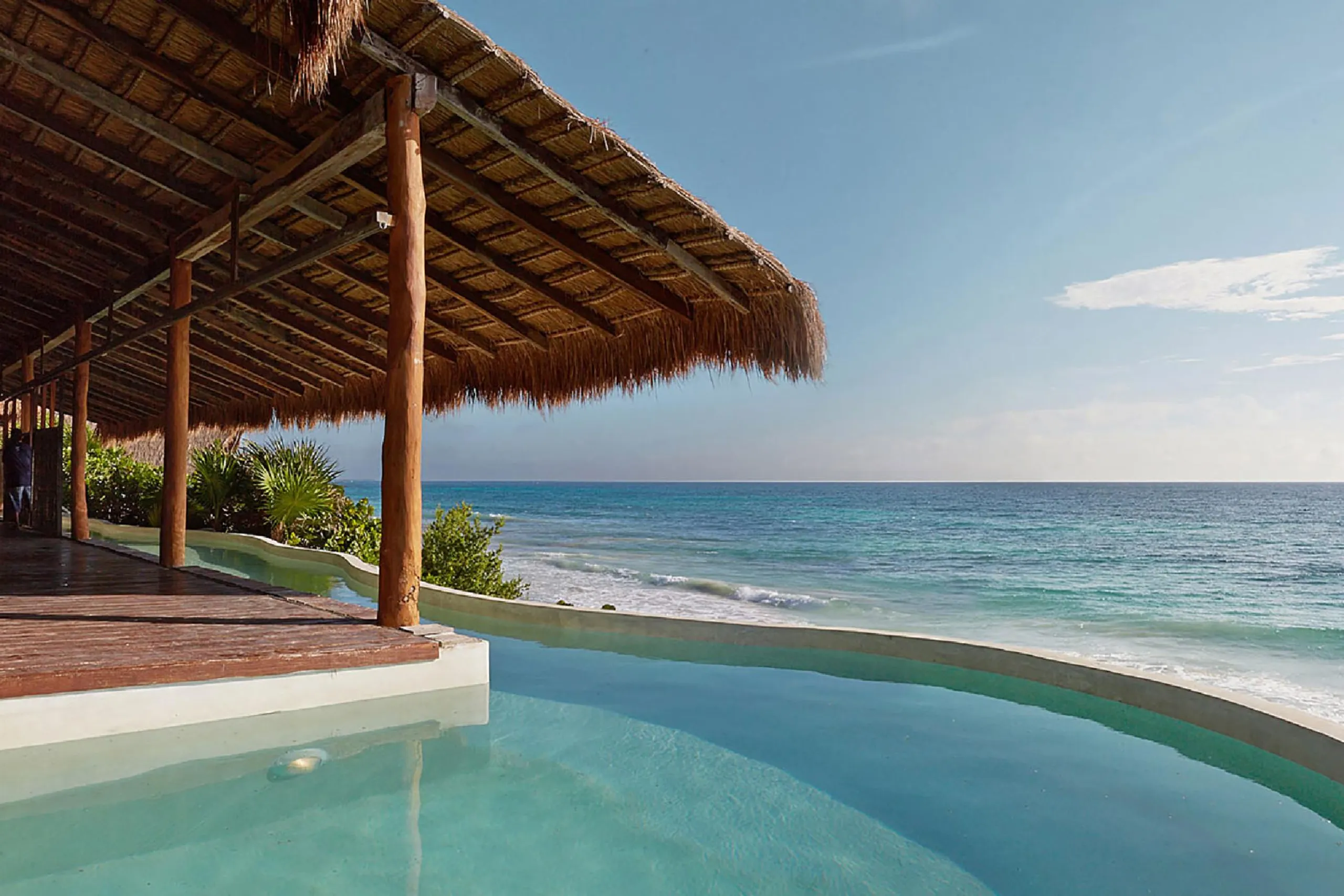 Eco Chic Beach Front Tulum Villa with Private Pool and Panoramic Ocean Views, Tulum