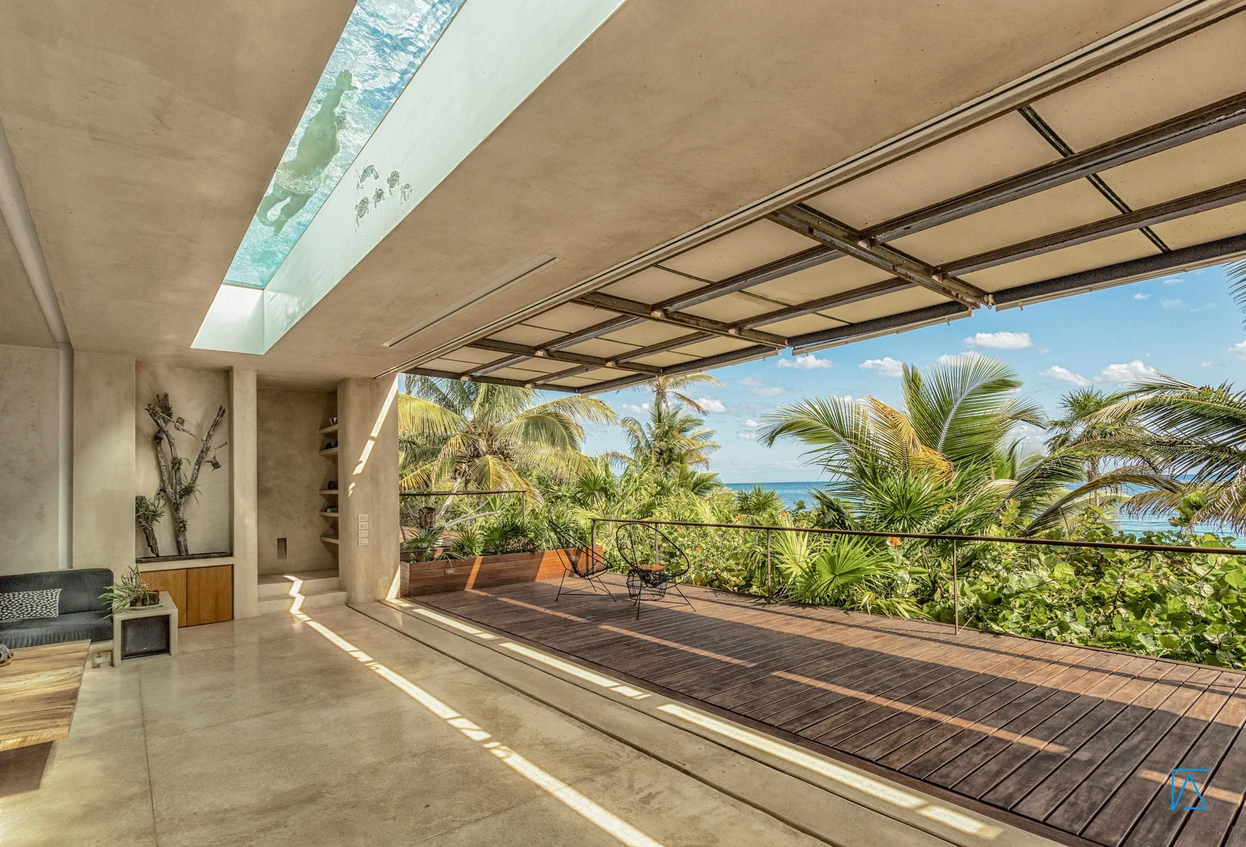 Sian Ka'an Luxury Jungle Eco-Estate with Rooftop Pool and Panoramic Ocean Views — photograph 2