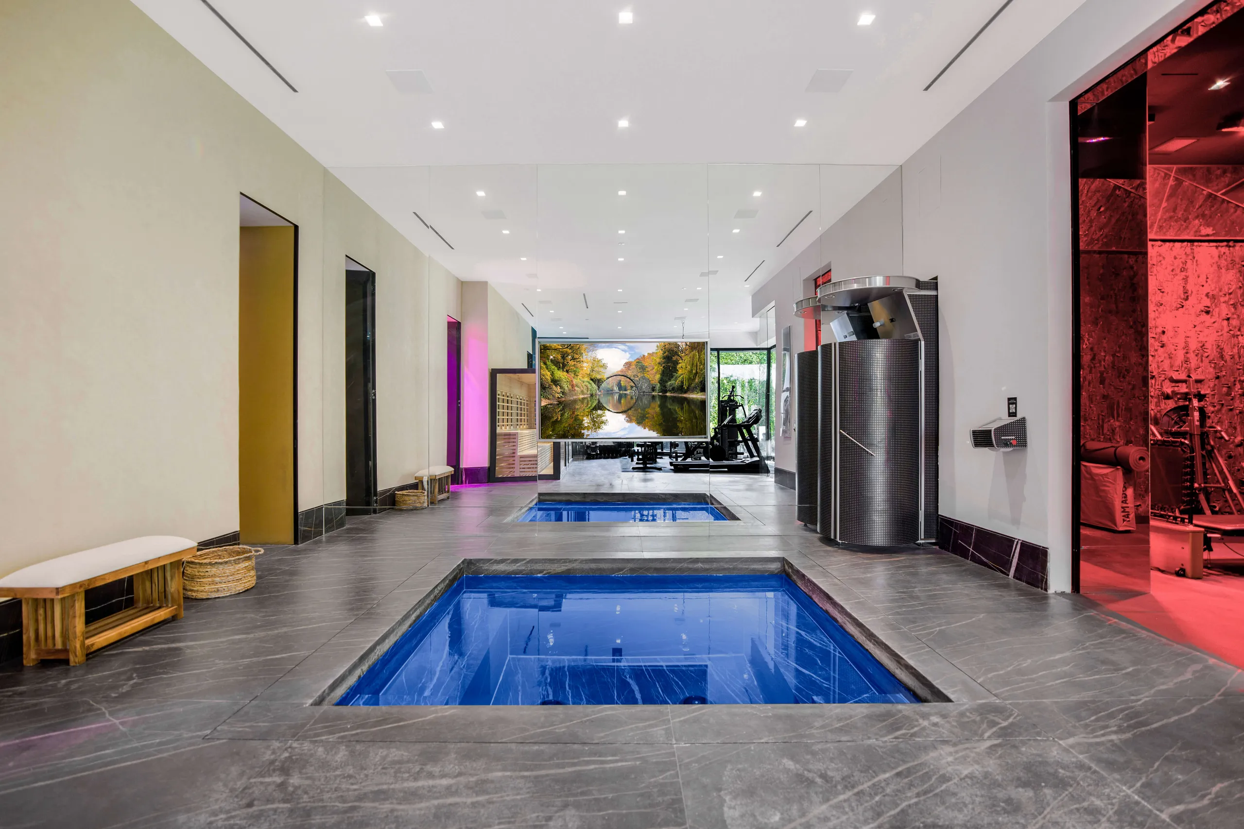 Sophisticated Sunset Strip Villa with Cryo Spa, Theater & City Views — photograph 6