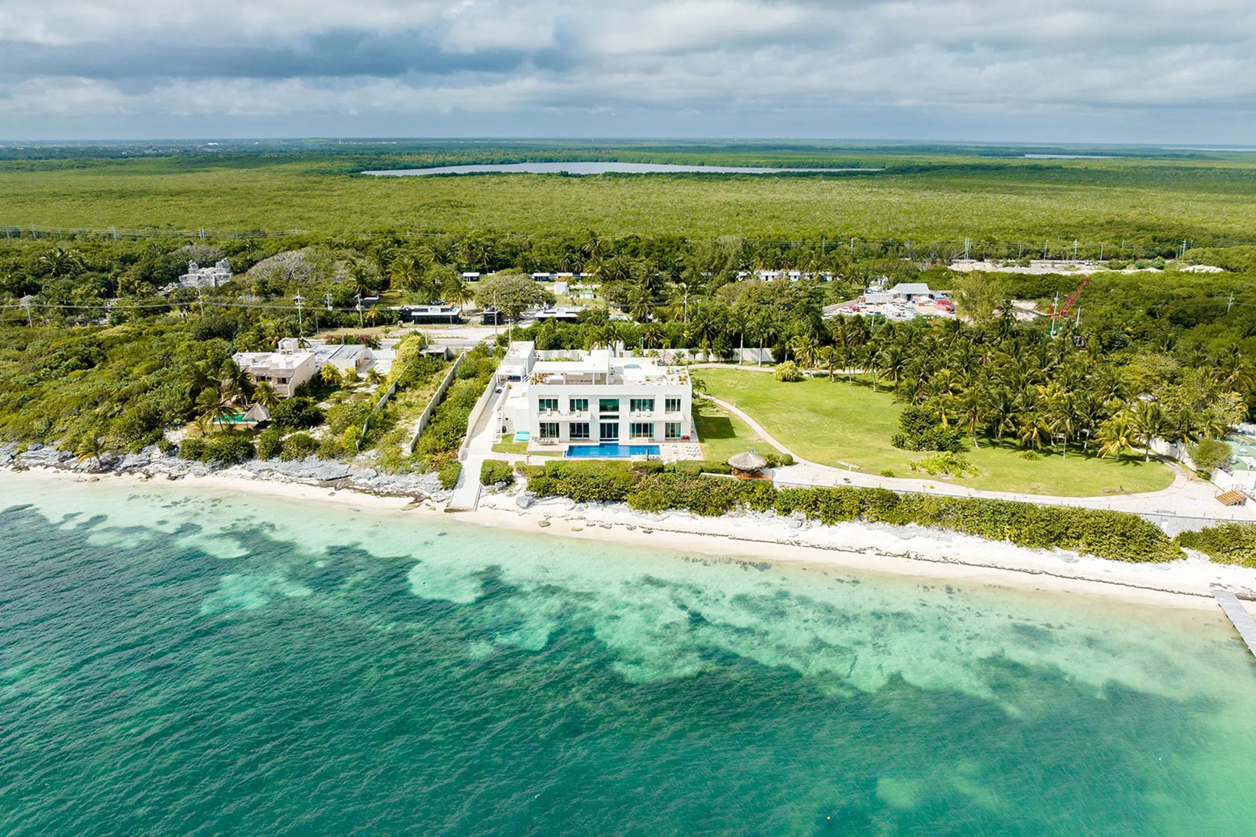 Pristine Facade Oasis with Ocean-Facing Pool, Riviera Maya