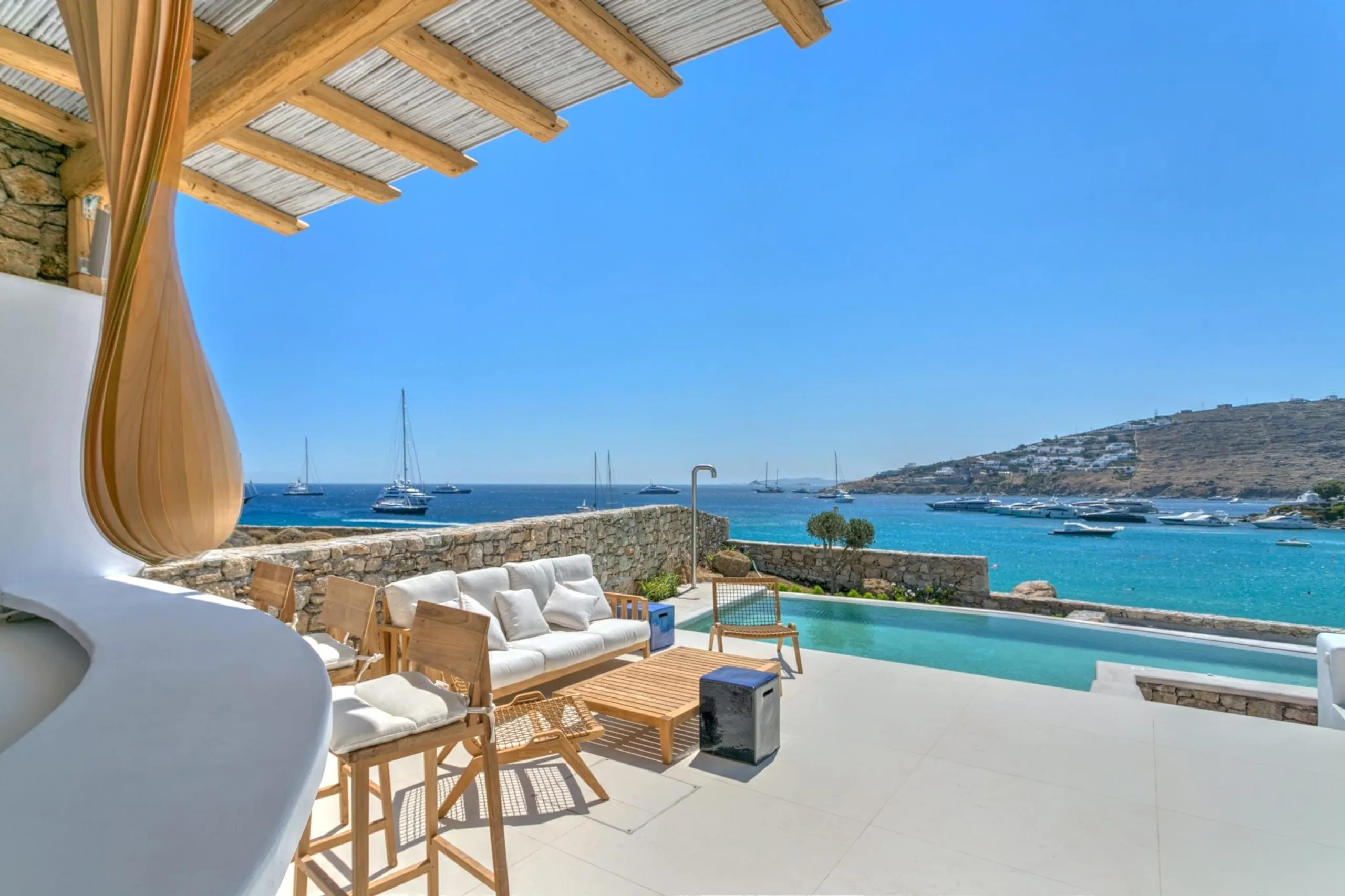 Breathtaking Oceanview Villa in Mykonos with Private Pool — photograph 4