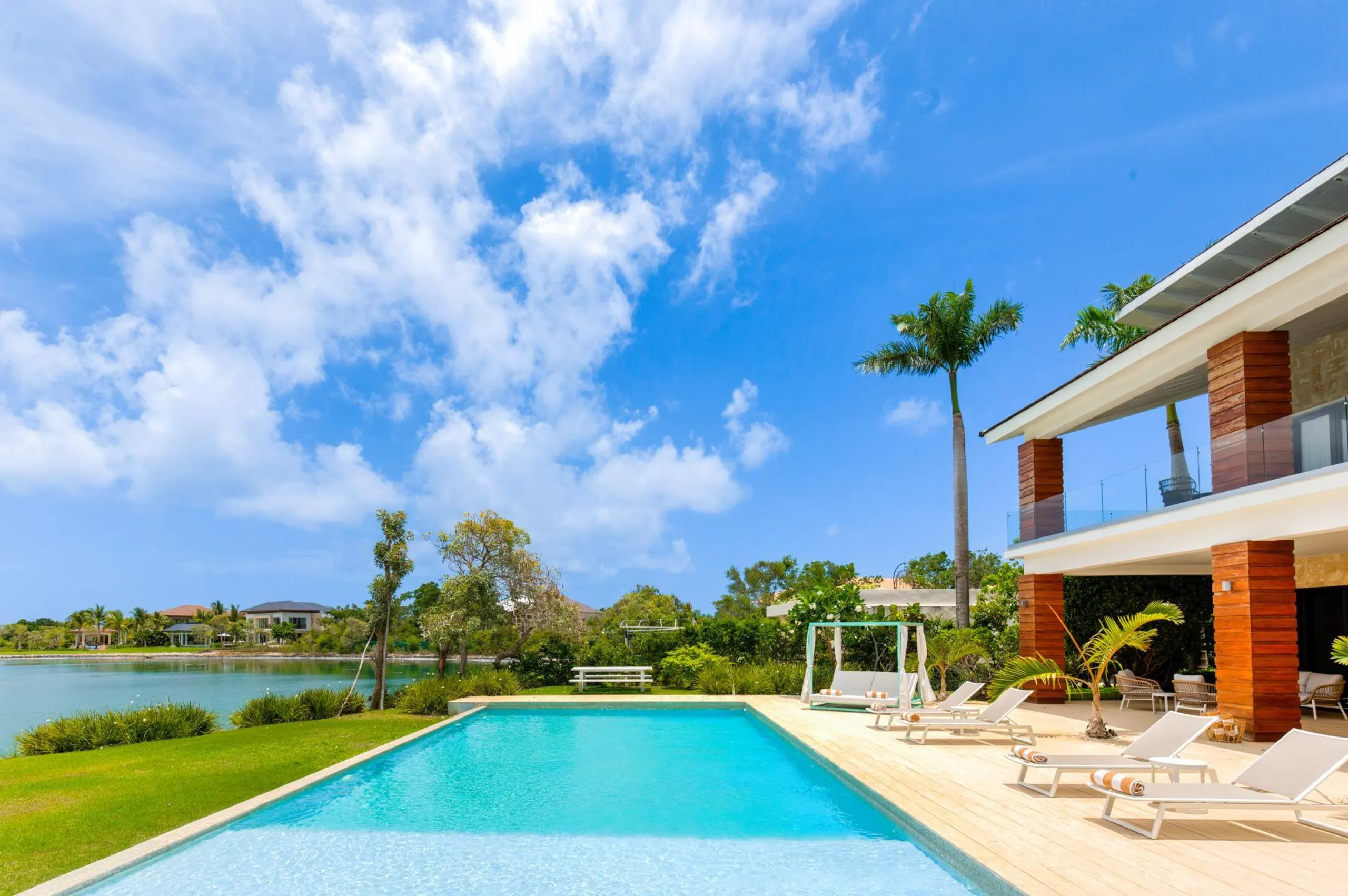 Breathtaking Lakefront Villa with Private Pool and Cinema, Punta Cana
