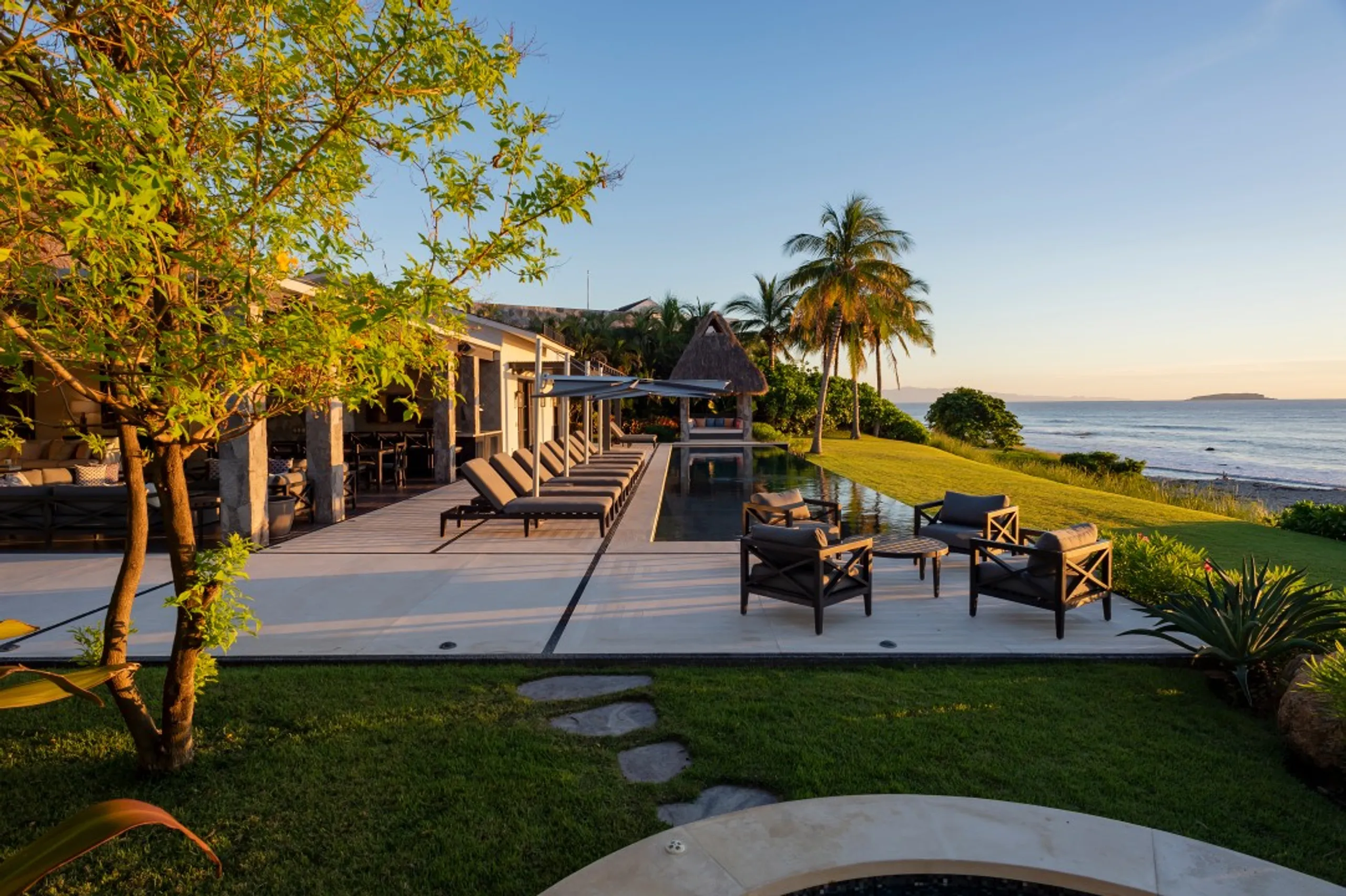 Ornate Punta Mita Villa with 72-Foot Infinity Pool, Playfield and Ocean Views — photograph 2