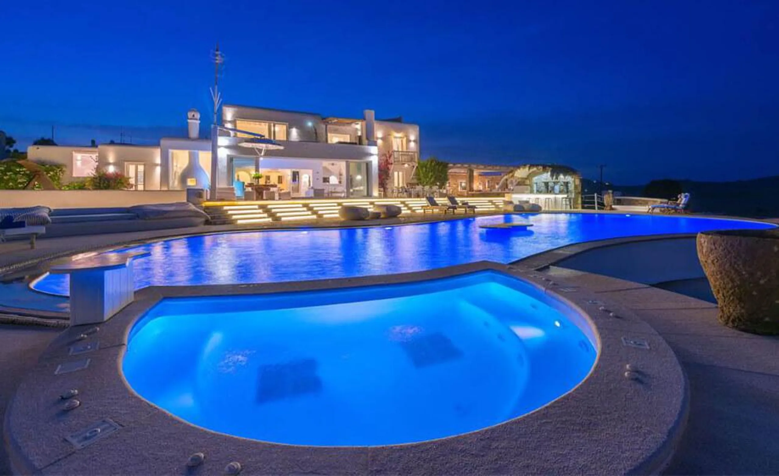 Unparalleled 7,000sqm Estate with Heated Pools, Spa, Panoramic Sea Views, and World-Class Amenities, Mykonos