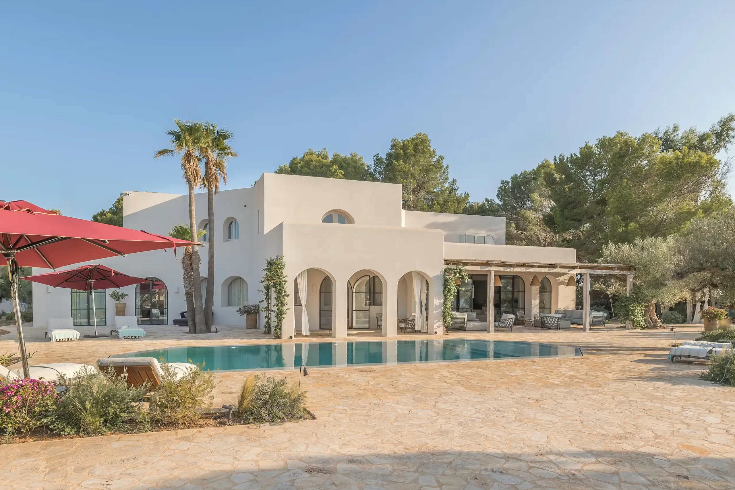 Stunning Ibizan Villa with Private Pool and Sea-view Terrace, Ibiza