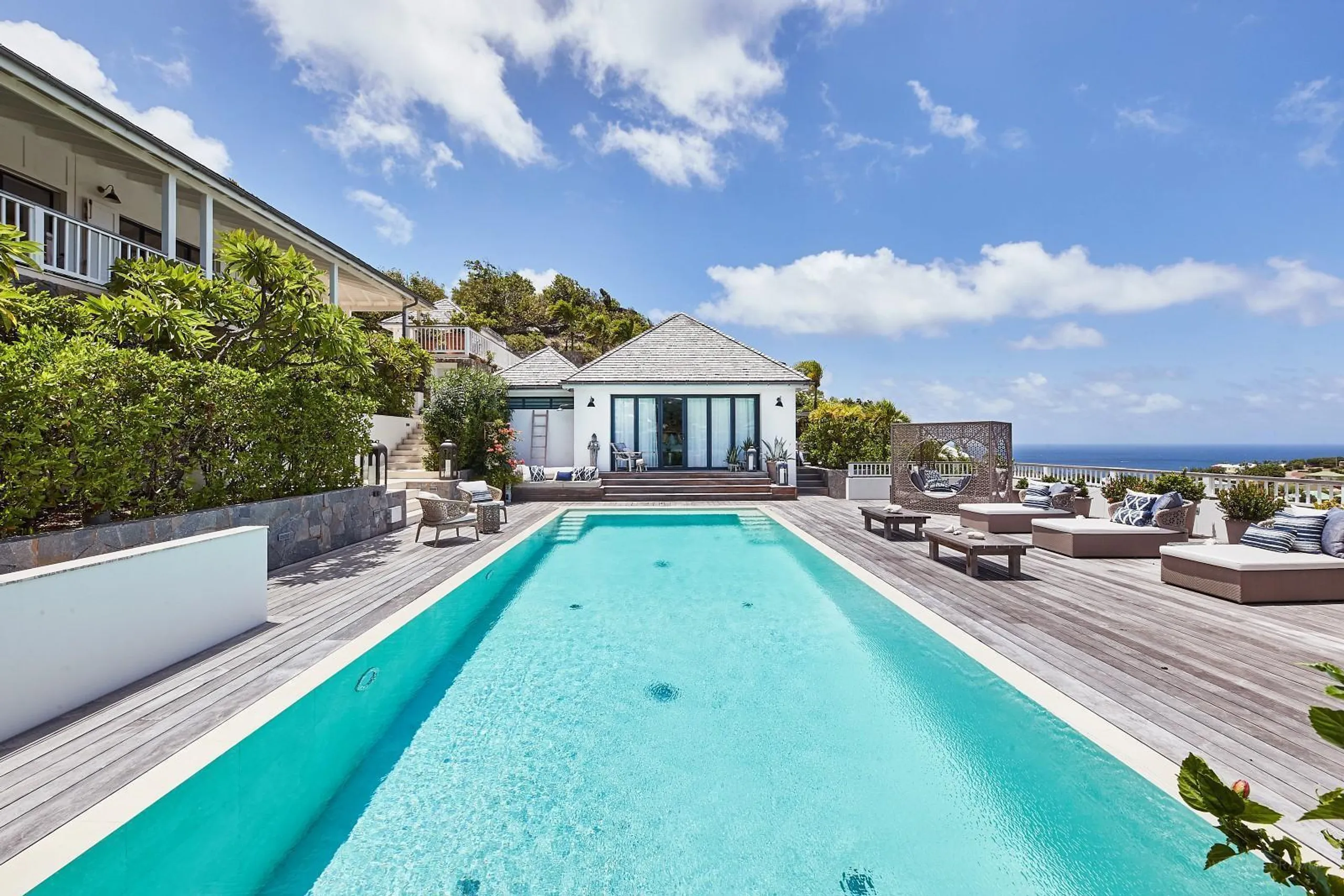 Graceful Seaview Villa with Private Pool and Gazebo, Marigot