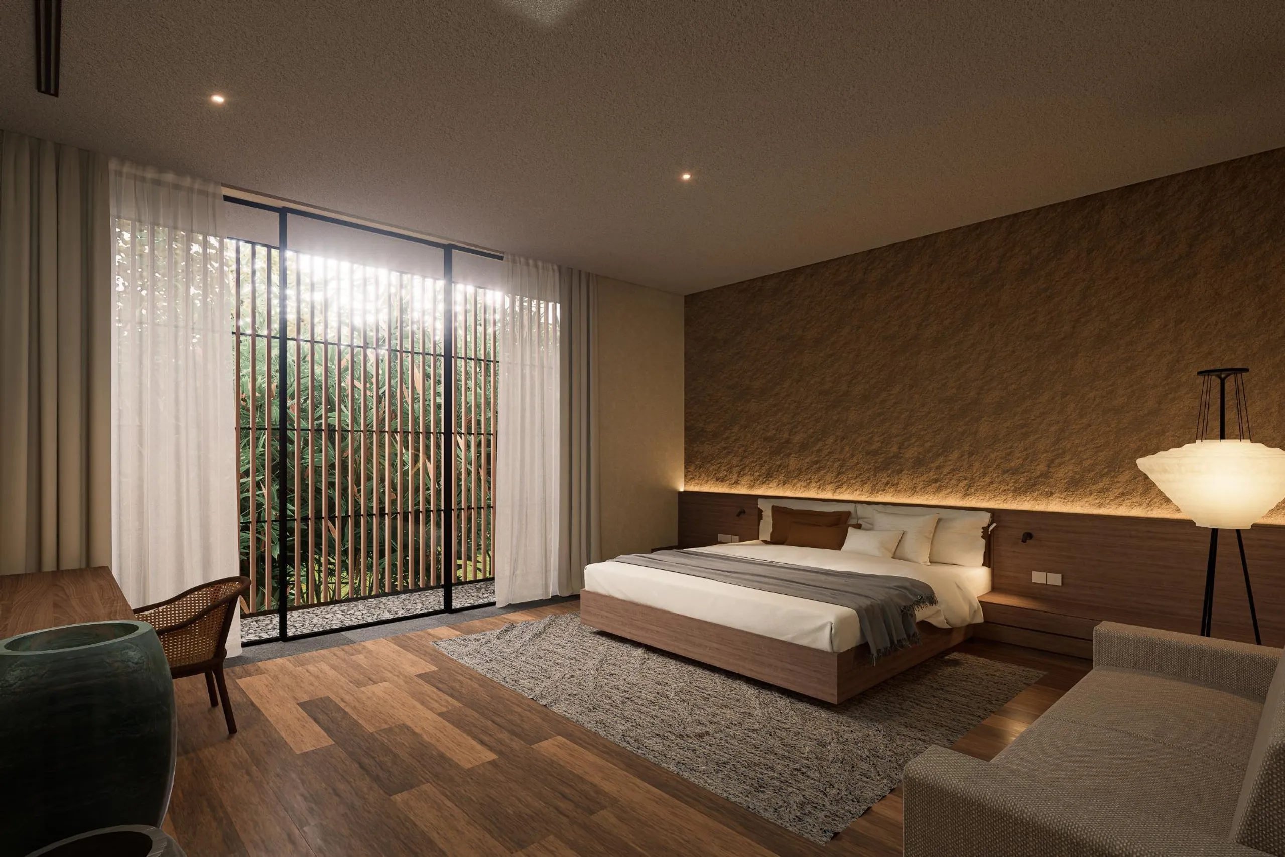 Architectural Masterpiece in Pererenan, Bali with Private Pool, Waterslide and Rural Views — photograph 10