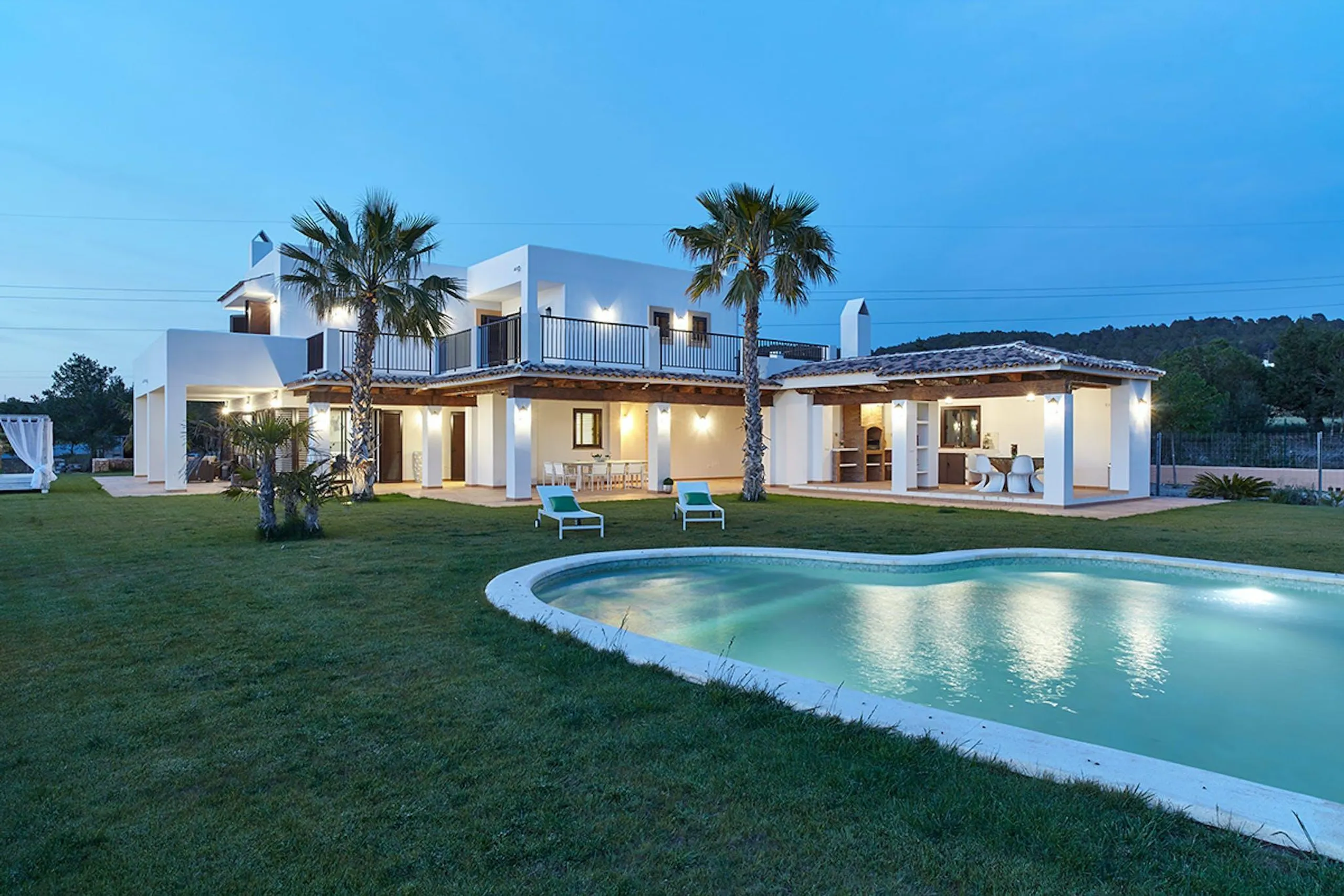 Ibizan Tranquility Terrace with Resort Pool, Ibiza