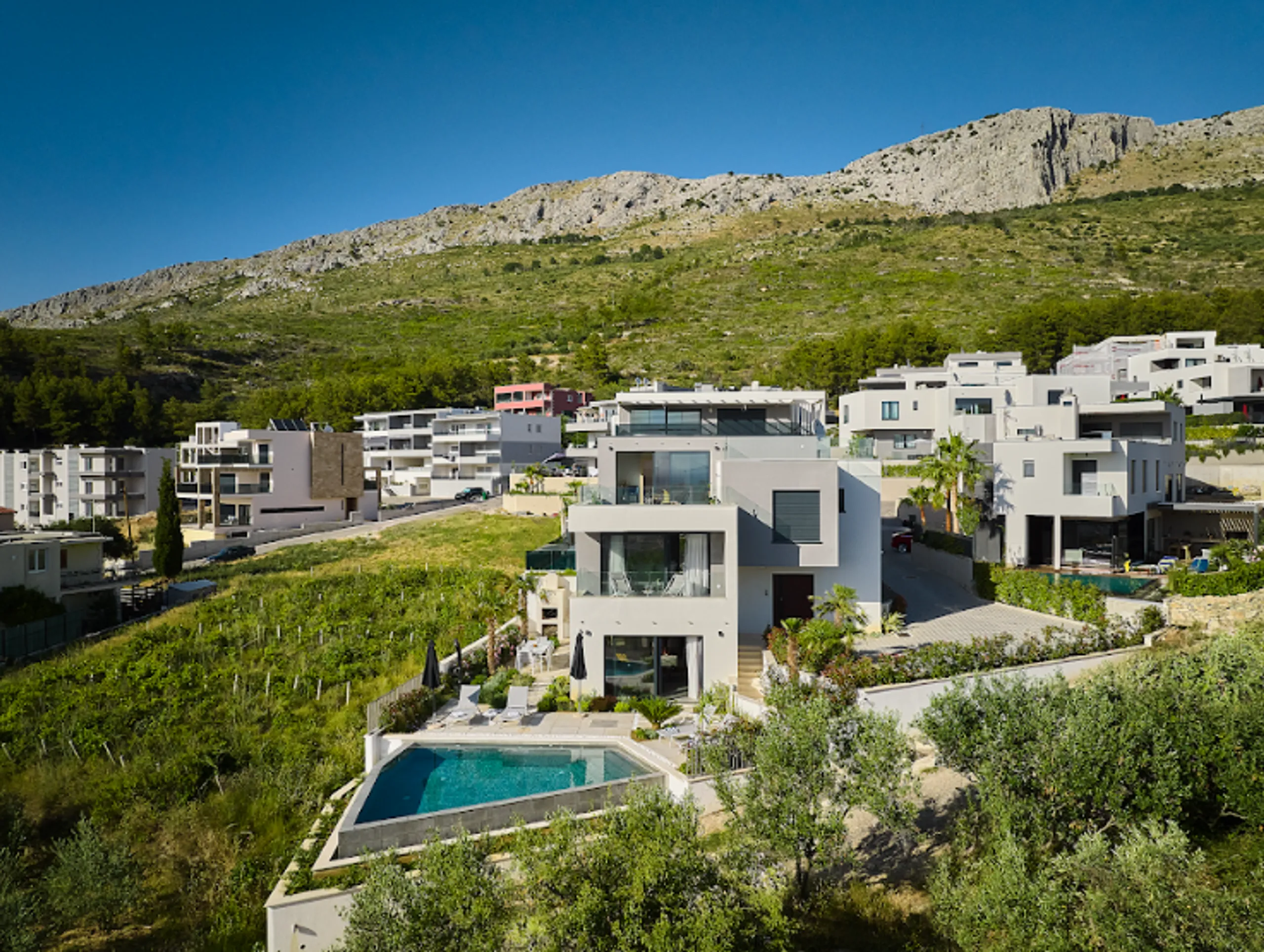 Exquisite Luxury Villa with Mountain View, and Ocean Overlook, Croatia