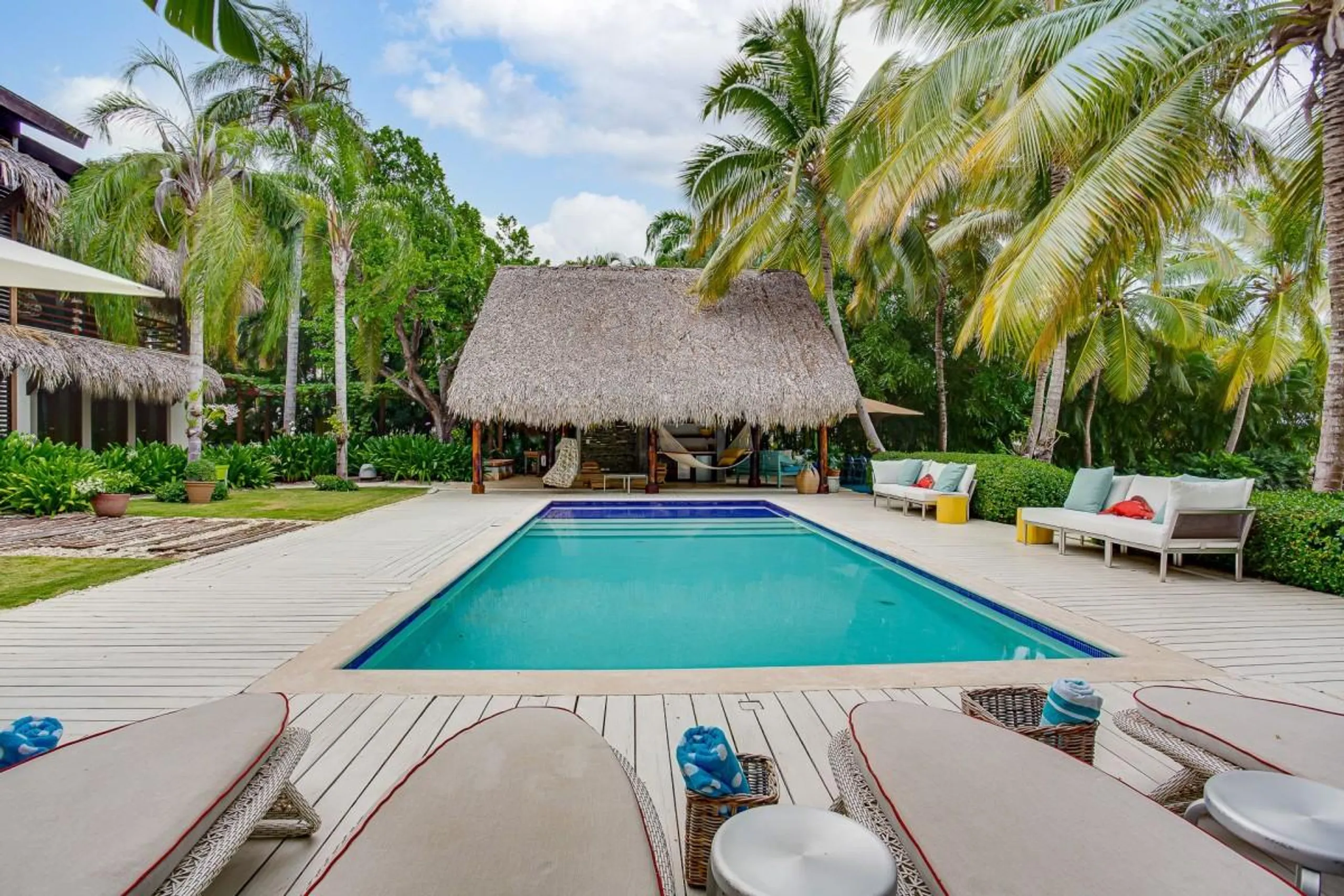 Fantastic Sustainable Villa with Palatial Pool Overlooking La Cana Golf Course in Punta Cana, Punta Cana