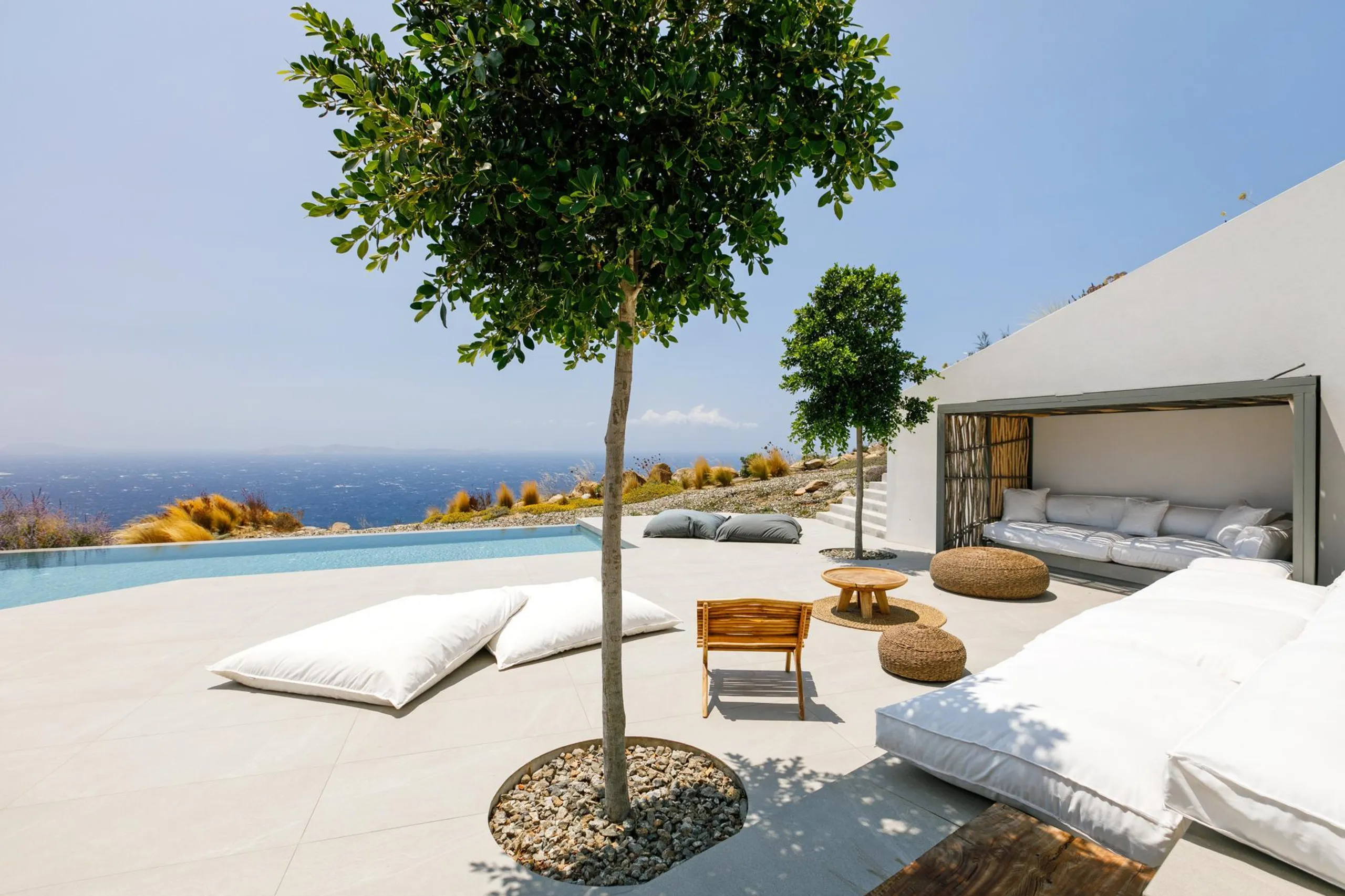 Secluded Mykonos Serene Seaview Retreat Paradise — photograph 2