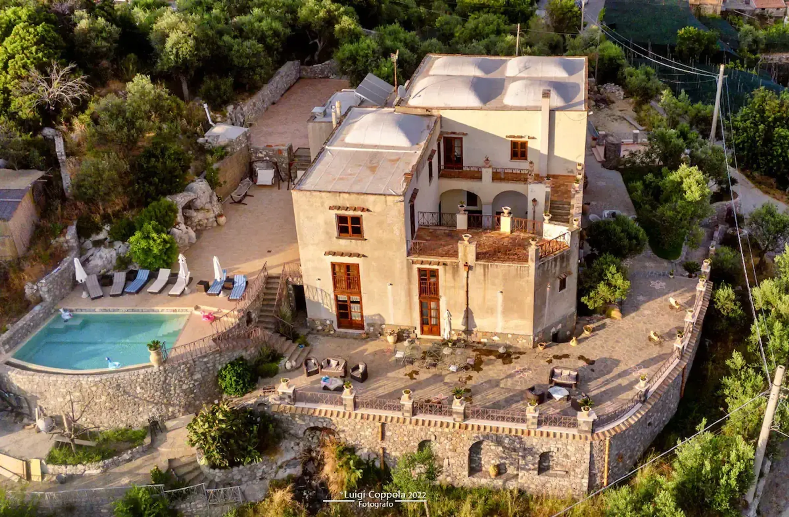 Majestic Historical Villa with Private Pool and Coastline Views, Massa Lubrense