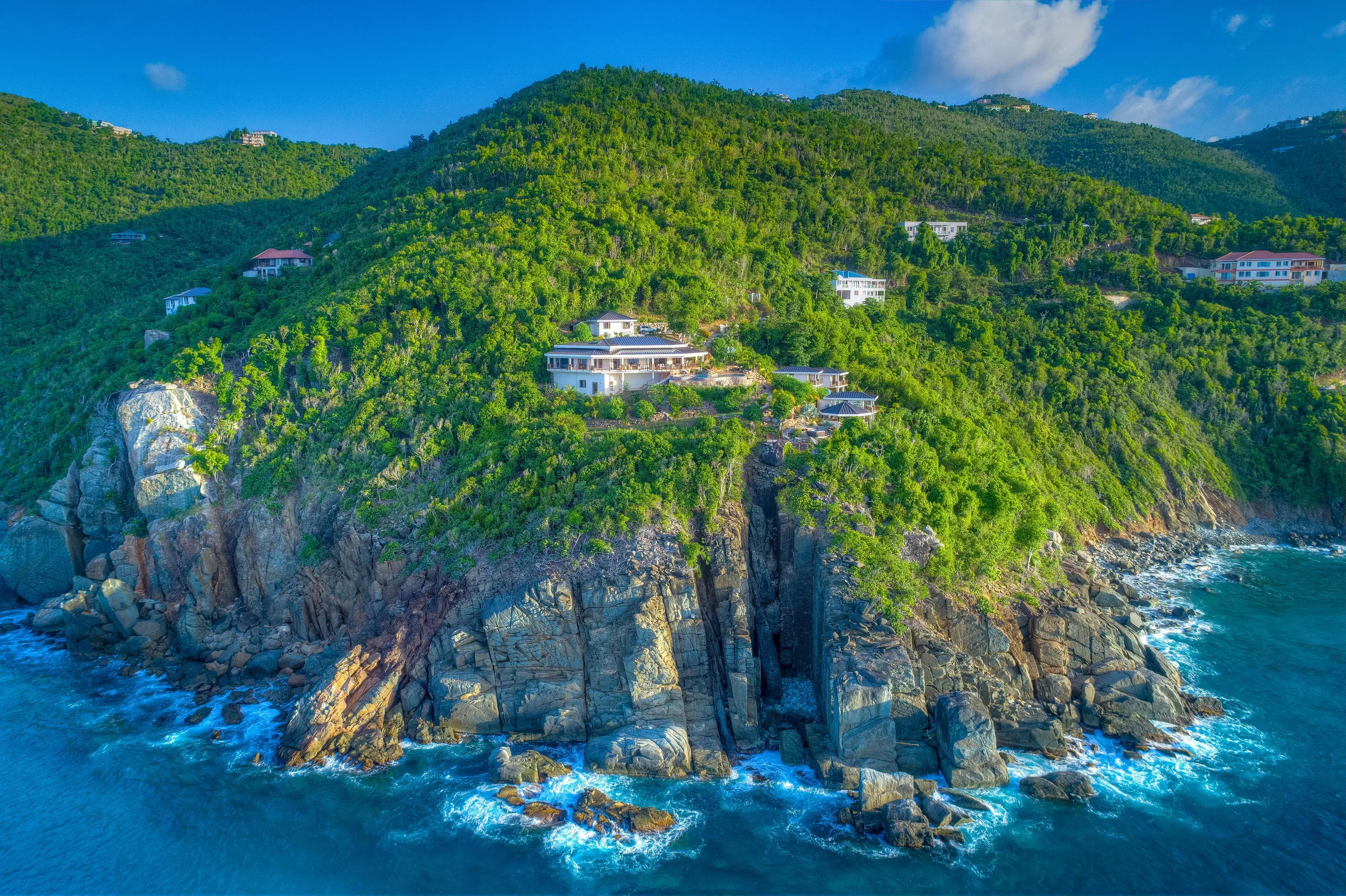 Hillside Tortola Island Villa with Private Pool and Panoramic Ocean Views, British Virgin Islands