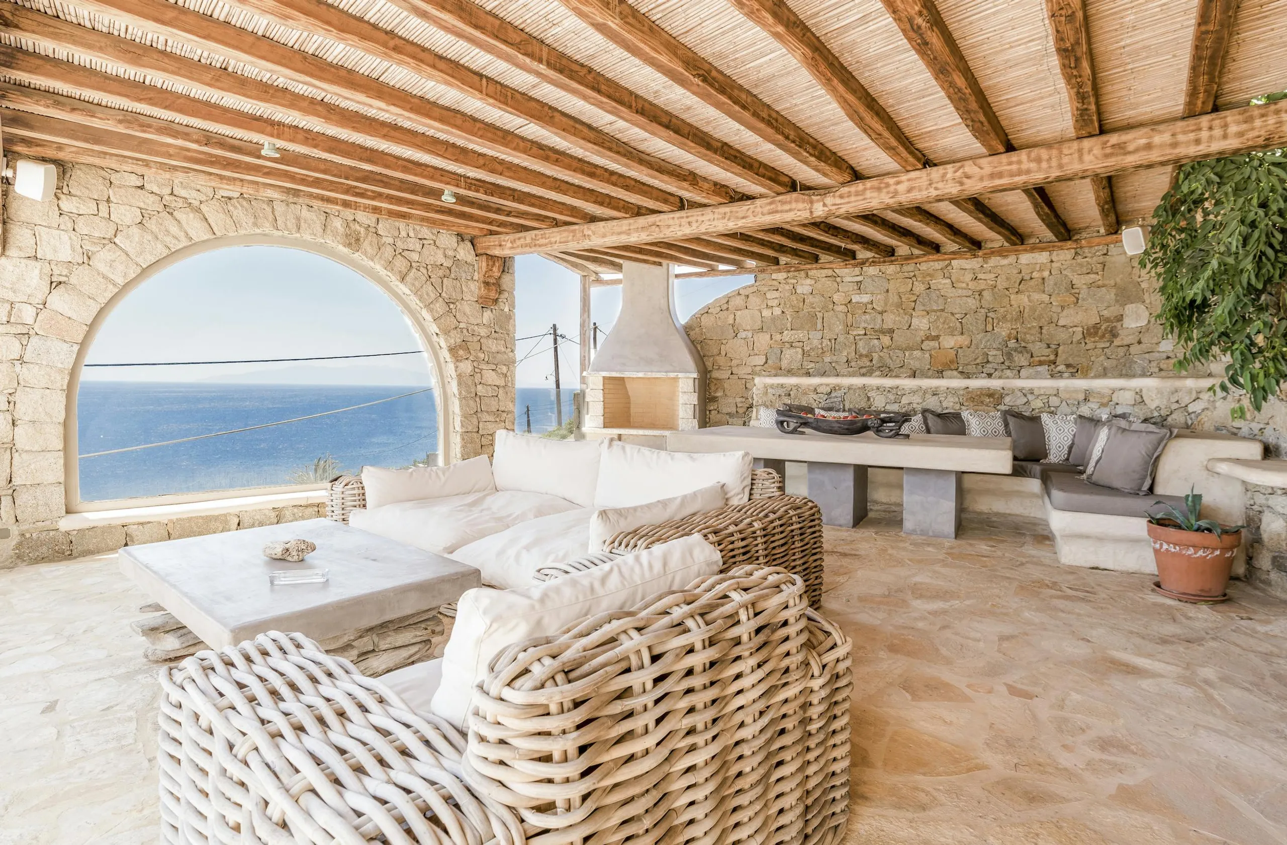 Mykonos Oceanview Villa with Private Pool and Gazebo — photograph 10