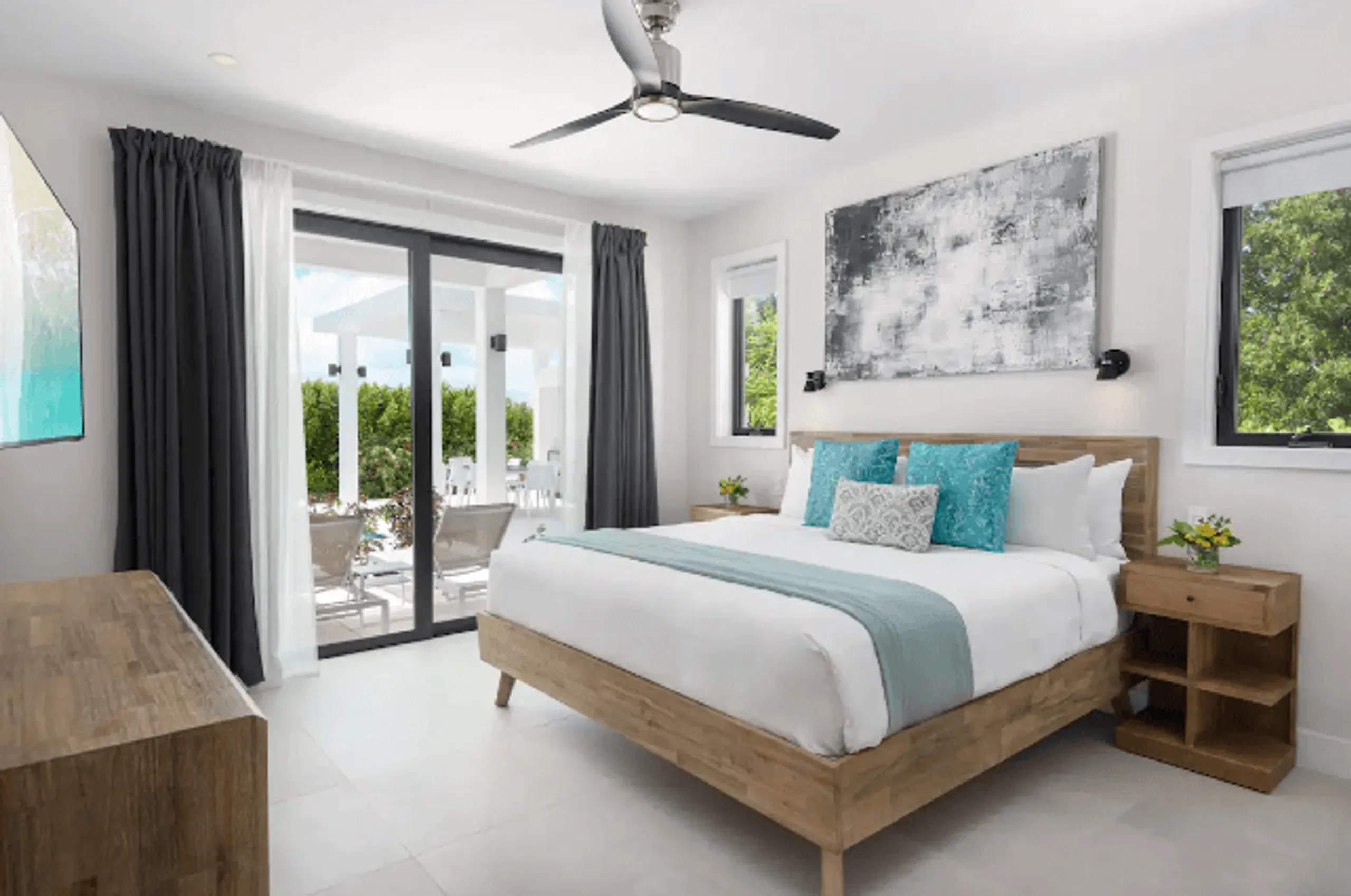 Modern Styled Villa with Private Pool and Direct Private Access to Long Bay Beach — photograph 8