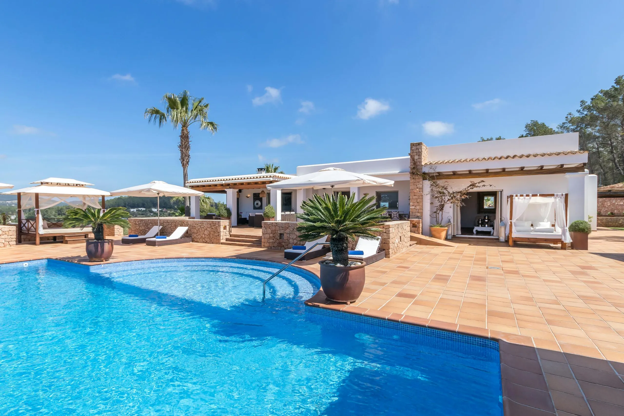 Princely Ibiza Oceanview Estate with Private Pool and Outdoor Kitchen — photograph 2