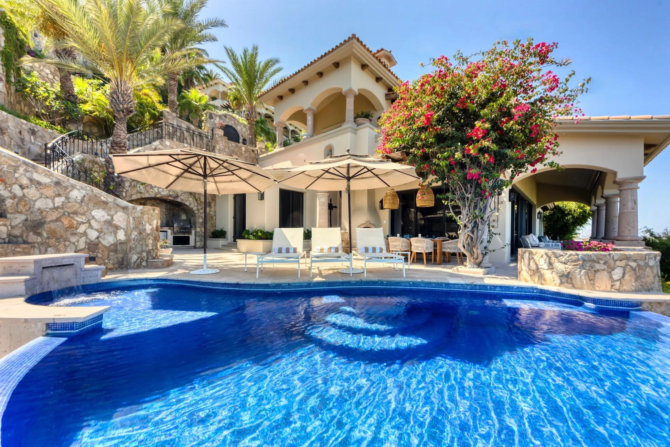 Exquisite Newly Renovated Villa with Private Pool, Top-Tier Amenities, and Sea of Cortez Views, Cabo San Lucas