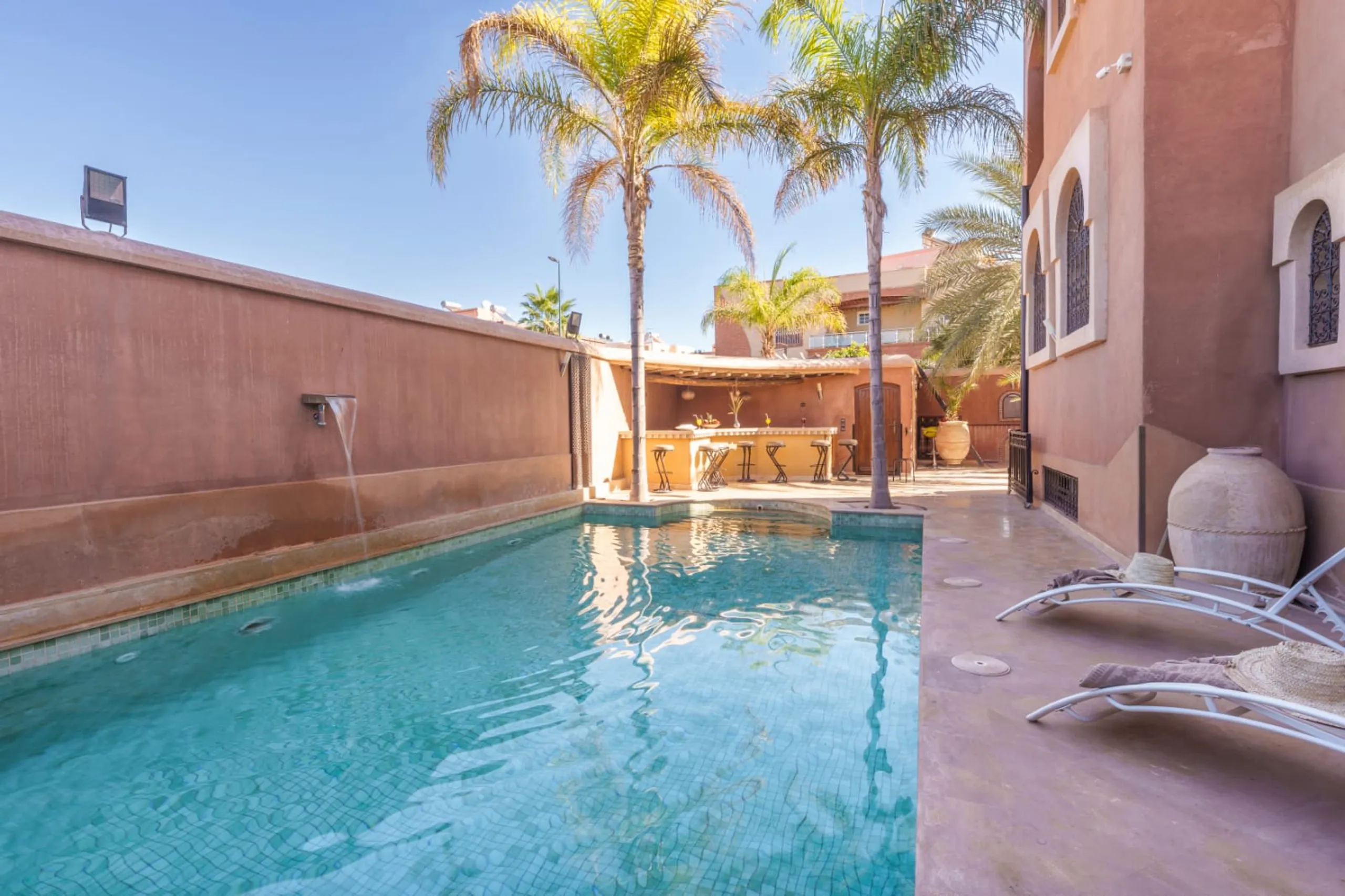 Refined Luxury with Pool, Hammam, and Patio, Marrakech