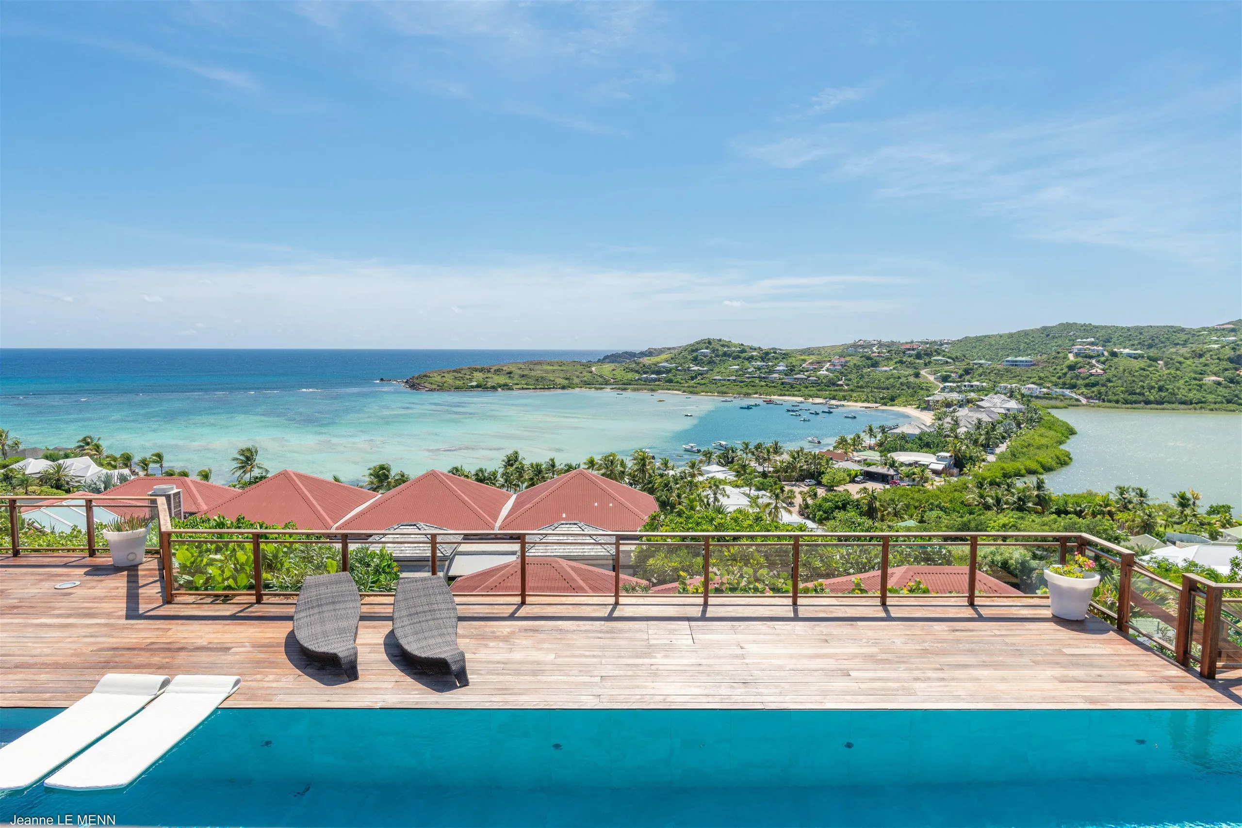 Caribbean Styled Hilltop Villa with Private Pool in Grand Cul de Sac, Grand Cul de Sac