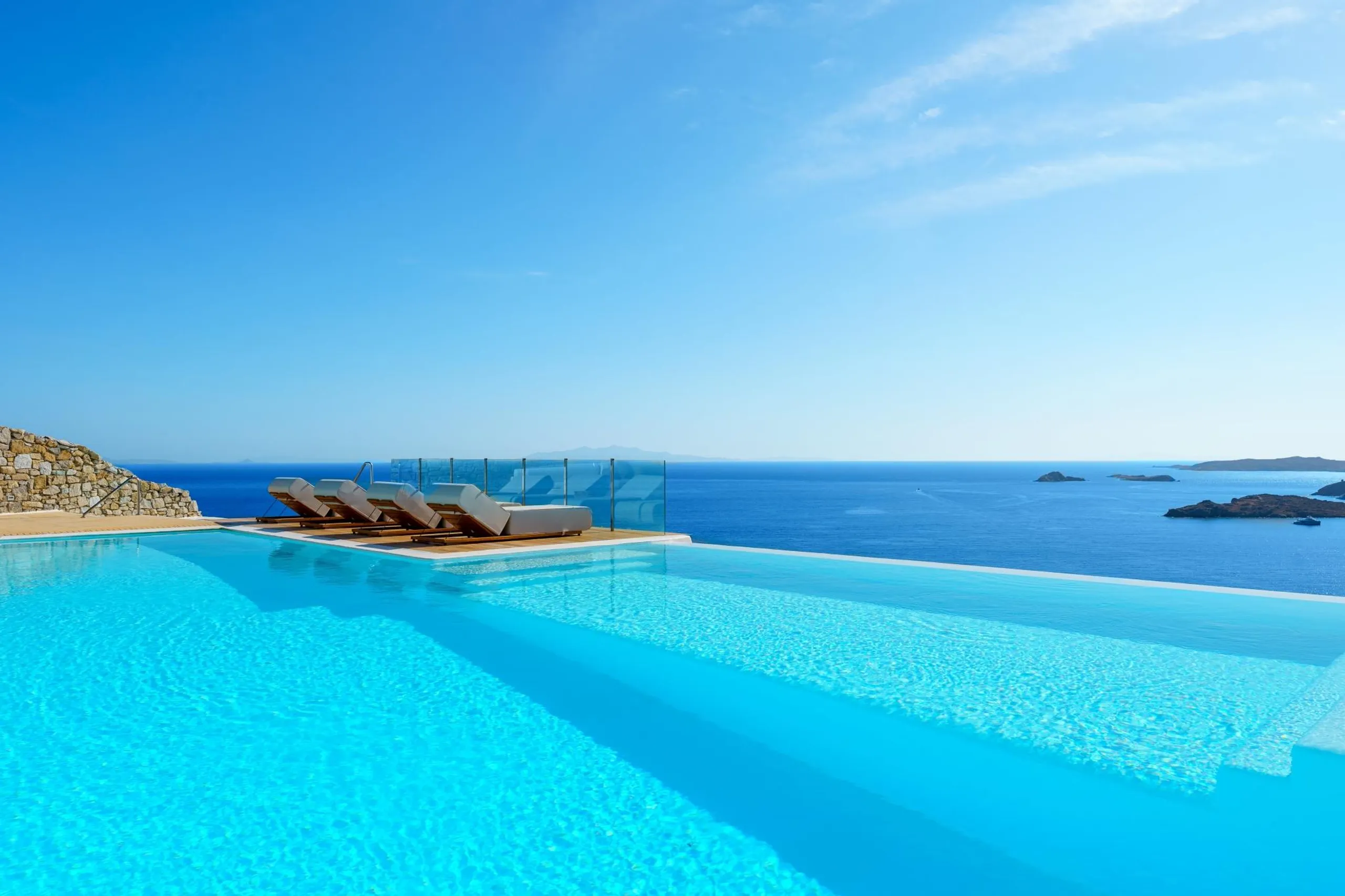 Lavish Seaview Villa in Mykonos with Private Pool, South Aegean