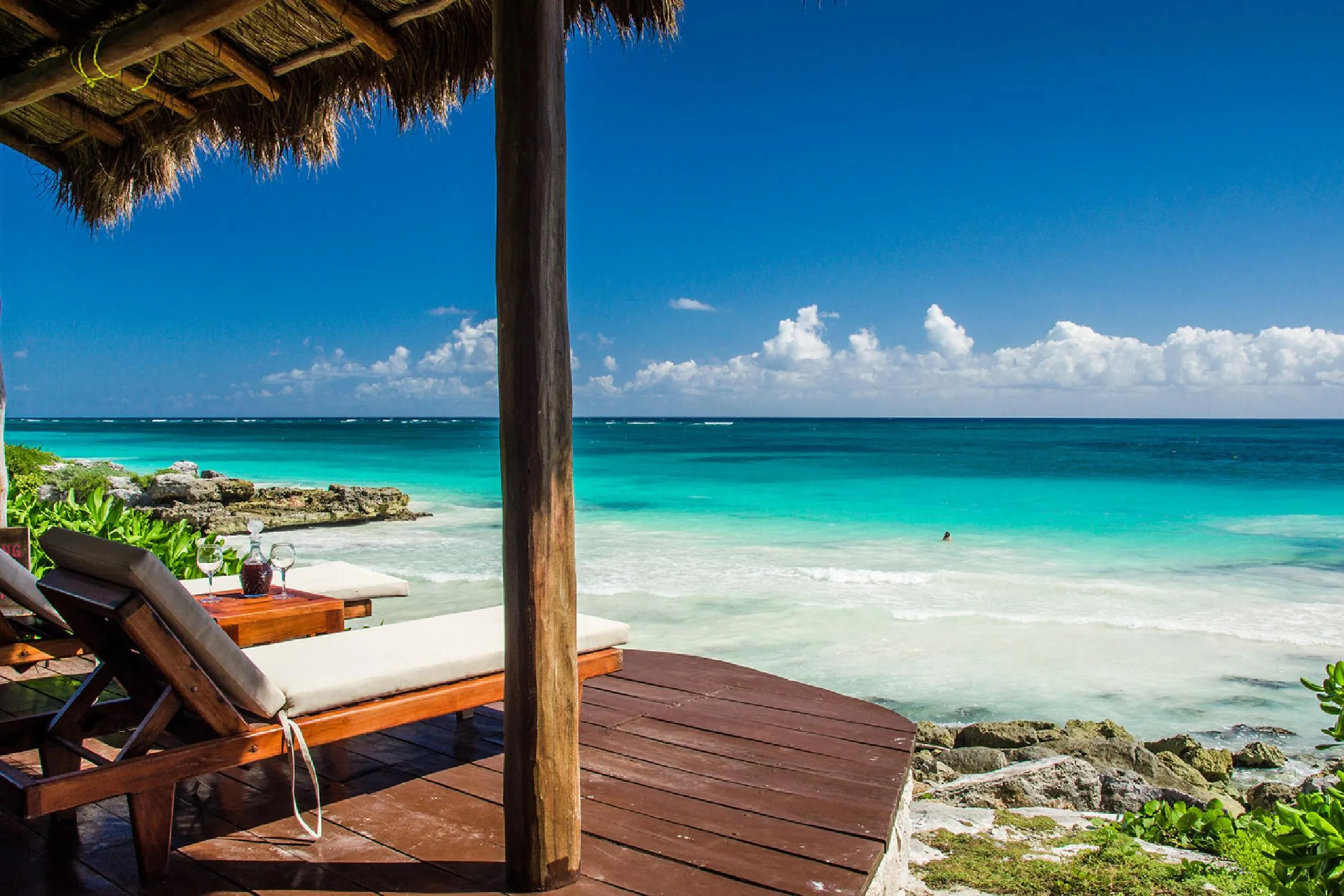 Spectacular Eco-Friendly Beachfront Tulum Villa with Infinity Pool and Palapa with Ocean Views from VILLWAY® — photograph 11