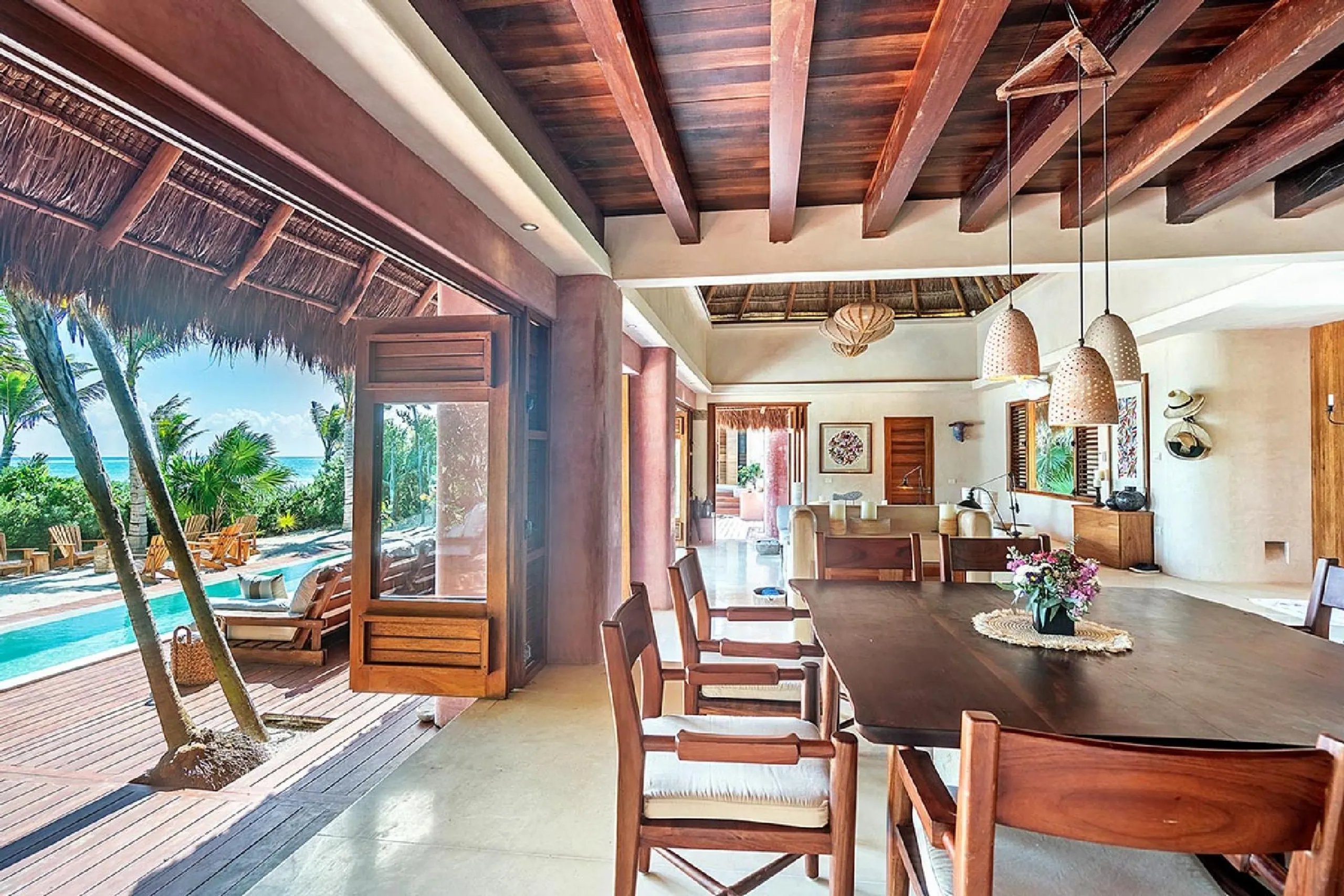 Private Oceanfront Sian Kaan Luxury Retreat with Plunge Pool and Ocean Views — photograph 12