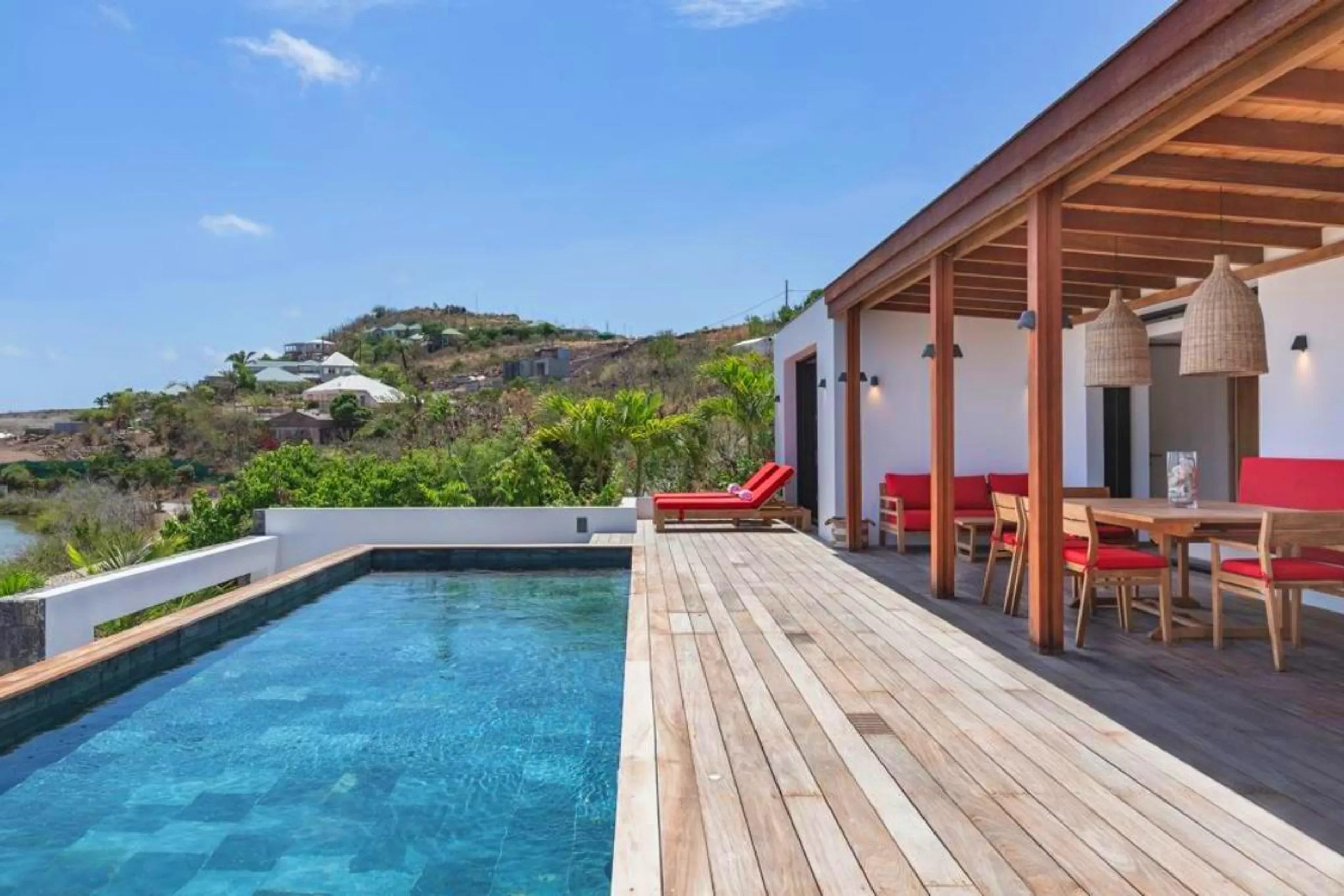 Sleek and Minimalist Inspired Villa with Heated Pool in Grand-Cul-de-Sac's Idyllic Paradise, Grand Cul de Sac