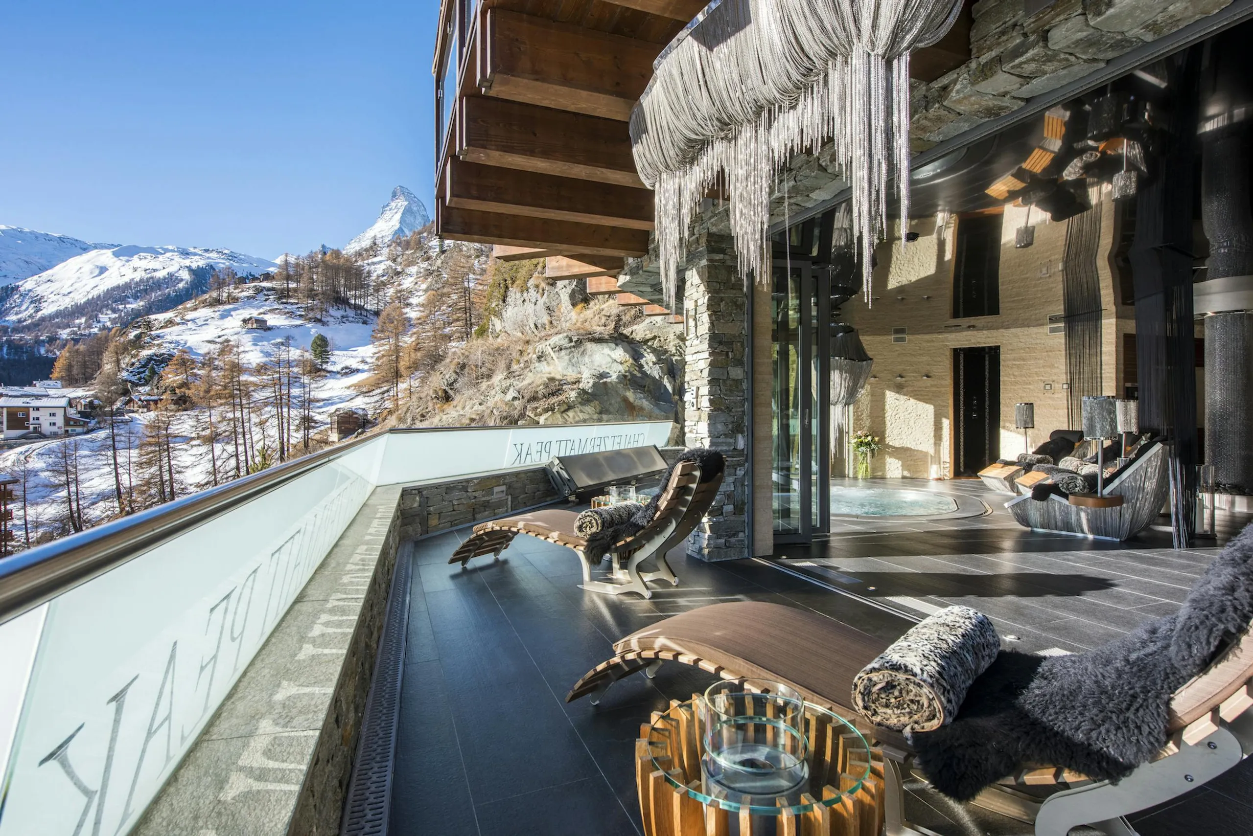 Grand Zermott Luxury Chalet with Private Pool, Spa, and Wine Cellar — photograph 6