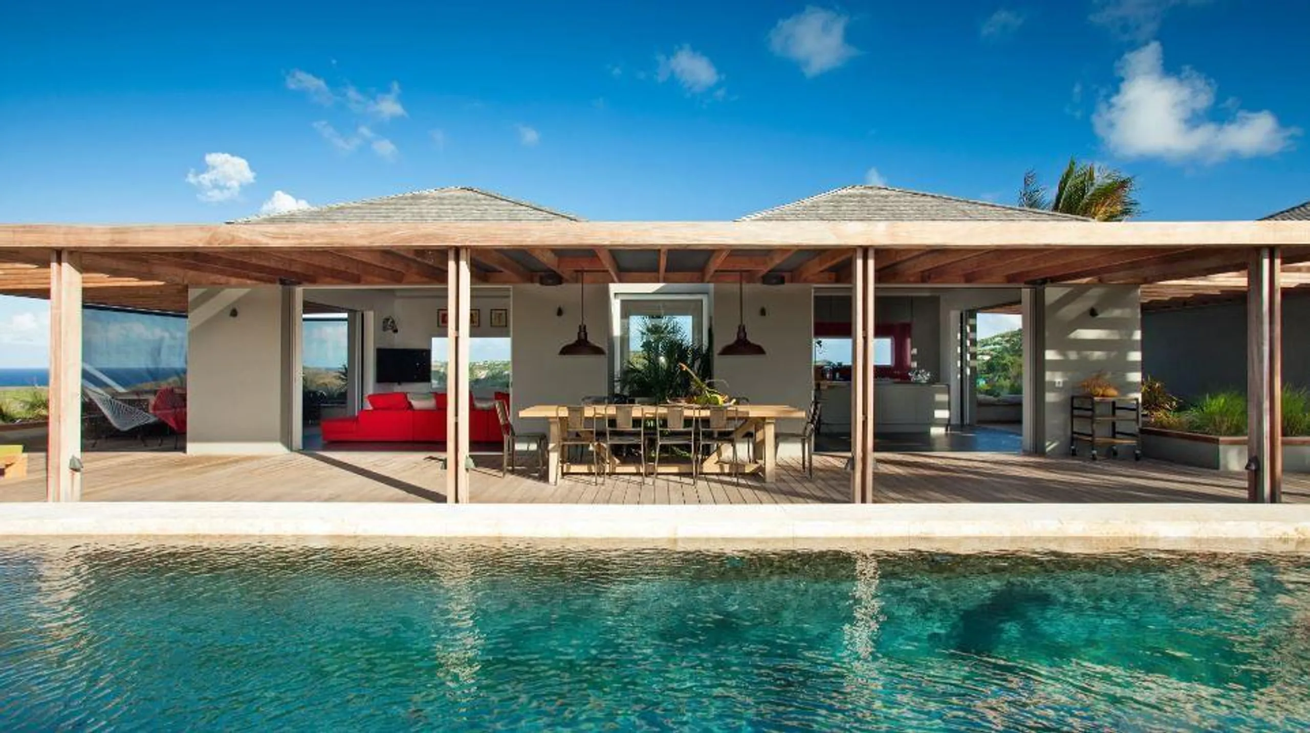 Tropical Villa with Private Pool Lagoon Views in Marigot, St-Barths — photograph 7