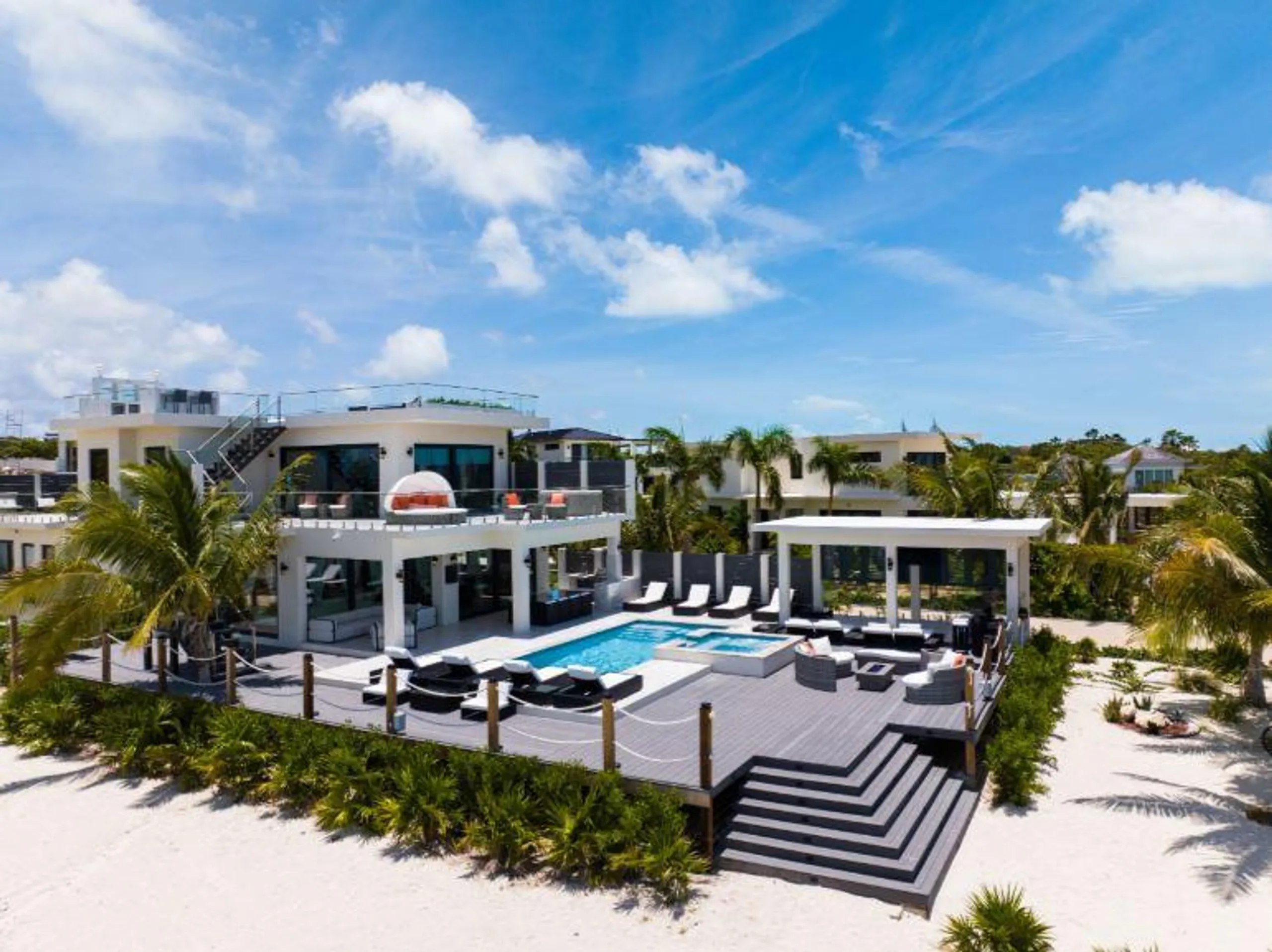 Chic Waterside Villa with Private Pool and Stunning Views, Chalk Sound