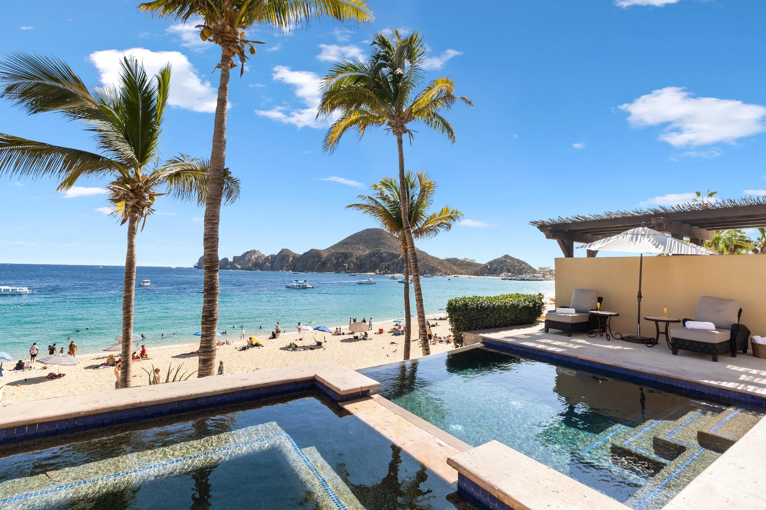 Hacienda Villa with Panoramic Ocean View and Resort Pool, Hacienda